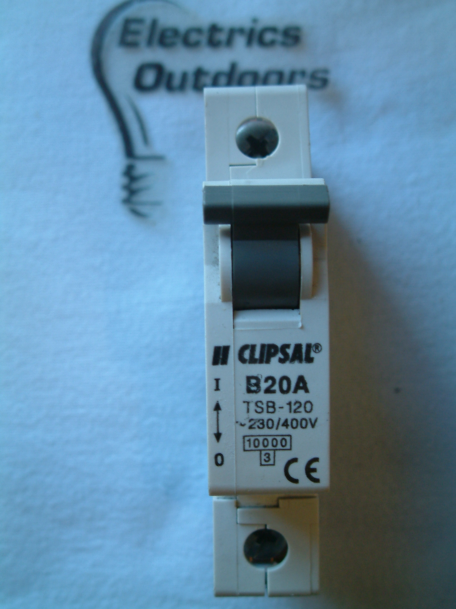 CLIPSAL 20 AMP CURVE B 10kA 230V SINGLE POLE MCB CIRCUIT BREAKER TSB-120