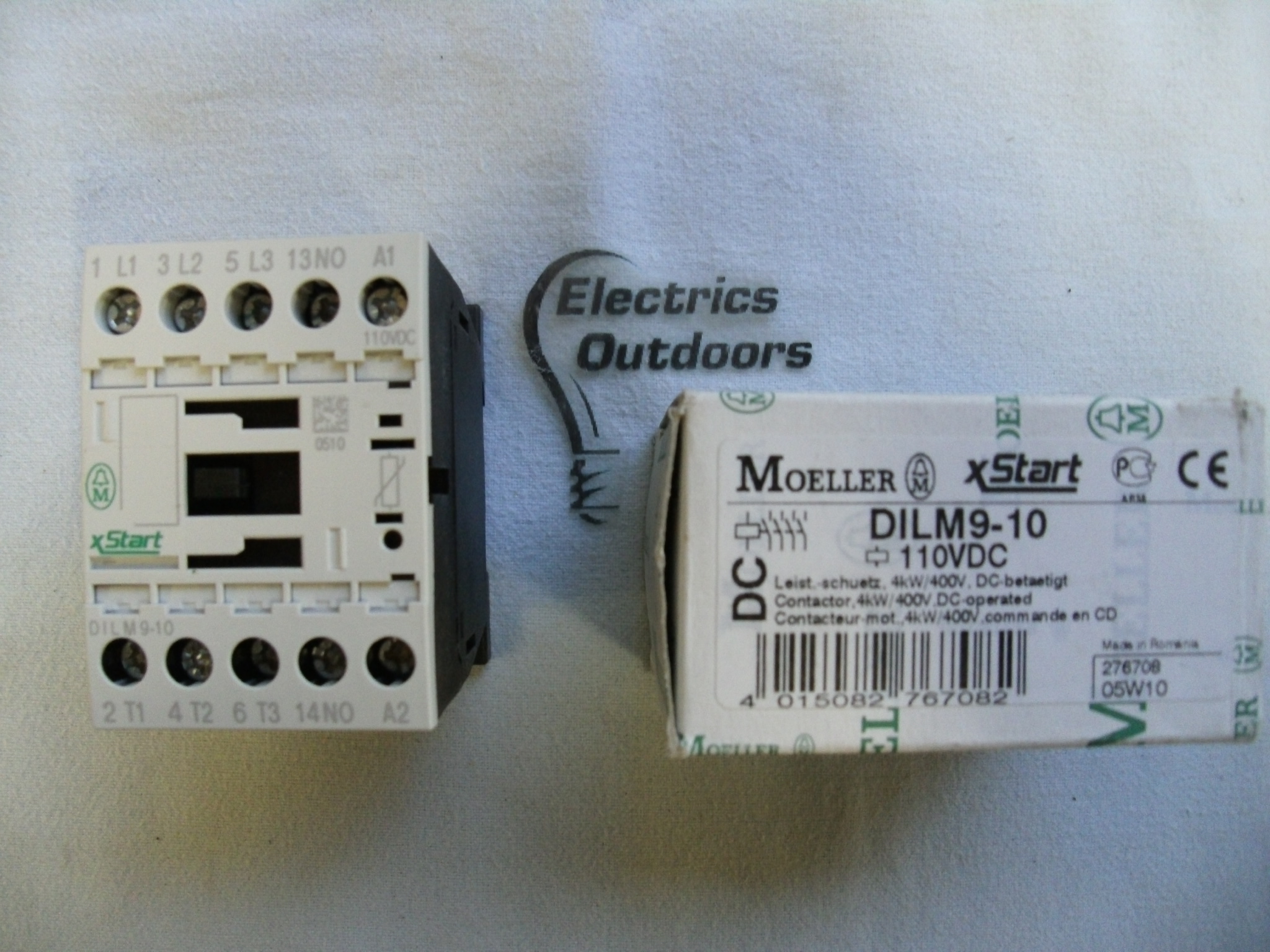MOELLER 4 kW DC CONTACTOR XSTART DILM9-10 400V BS EN 60947