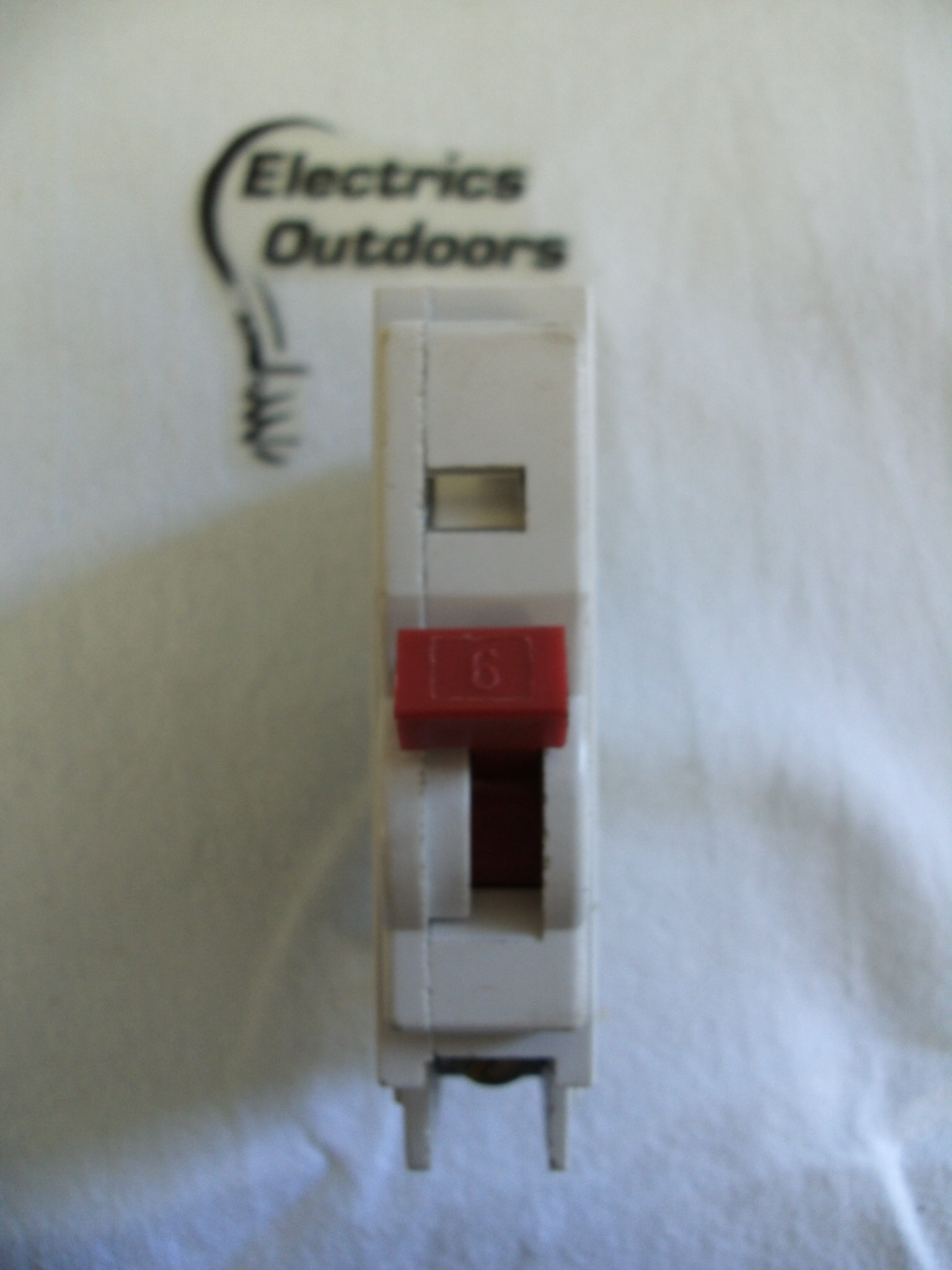 SQUARE D 6 AMP TYPE 3 M6 MCB CIRCUIT BREAKER 240/415V QOE BS 3871 RED
