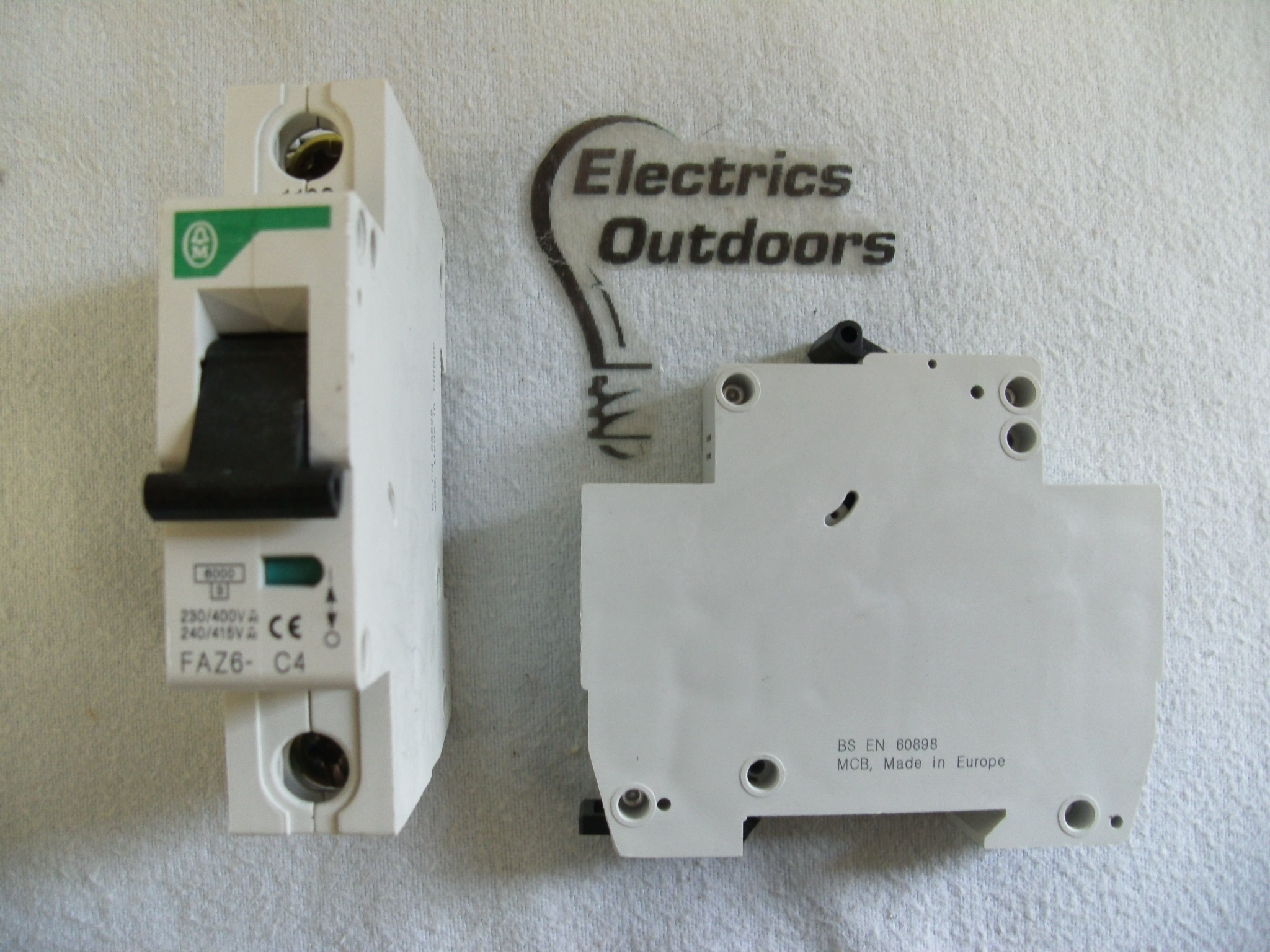 MOELLER 4 AMP CURVE C 6kA MCB CIRCUIT BREAKER FAZ6-C4