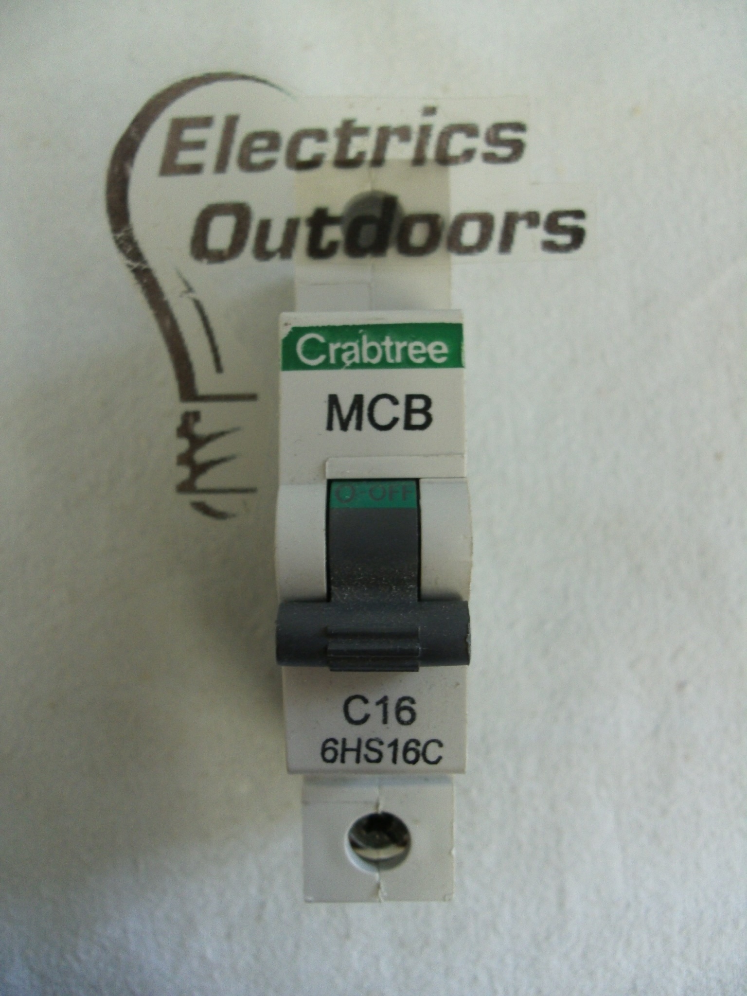 CRABTREE C 16 MCB 10kA CIRCUIT BREAKER LOADSTAR 6HS16C BC