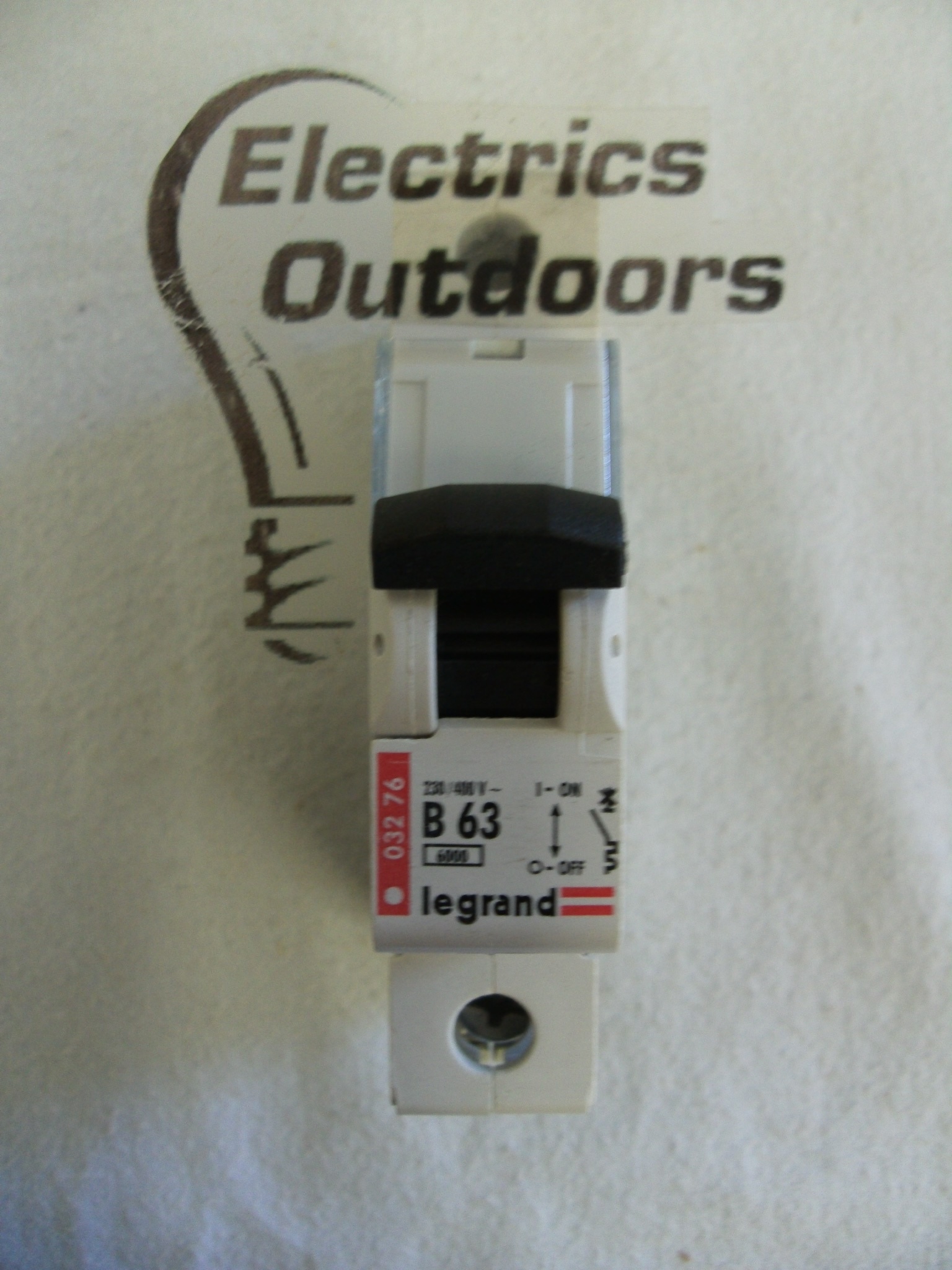 LEGRAND 63 AMP CURVE B 6kA MCB CIRCUIT BREAKER 230/400V 032 76 BS EN 60898