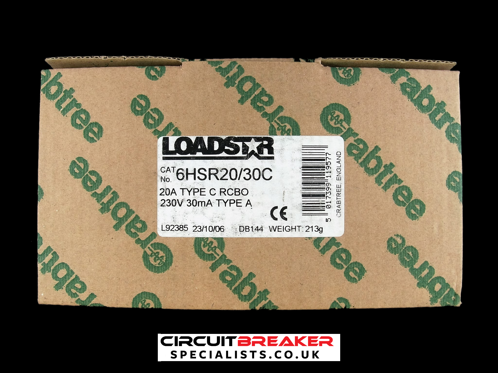 CRABTREE 20 AMP CURVE C 10kA 30mA RCBO RCD MCB LOADSTAR G6HSR20/30C New ...