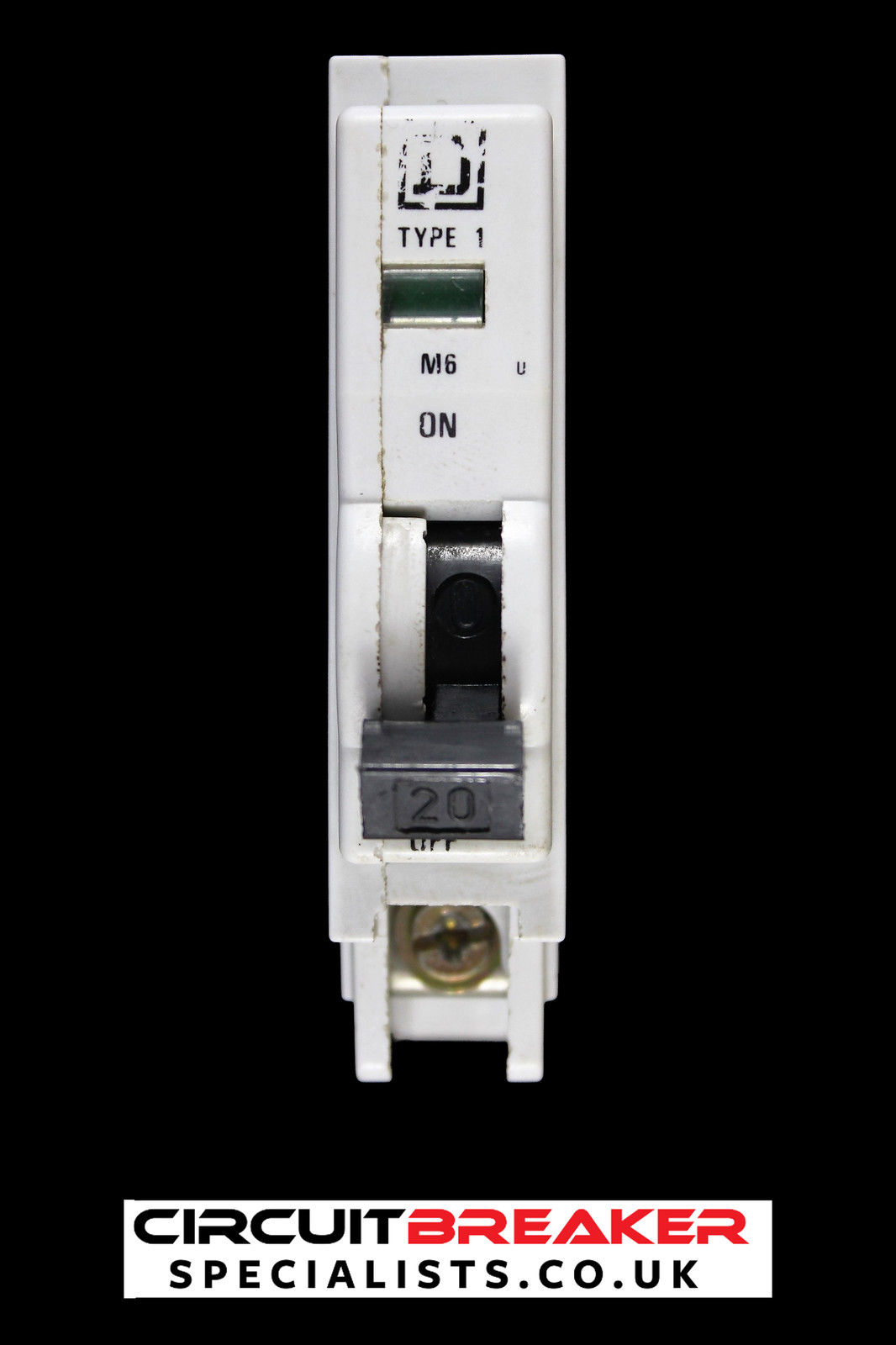 SQUARE D 20 AMP TYPE 1 M6 MCB CIRCUIT BREAKER QOE
