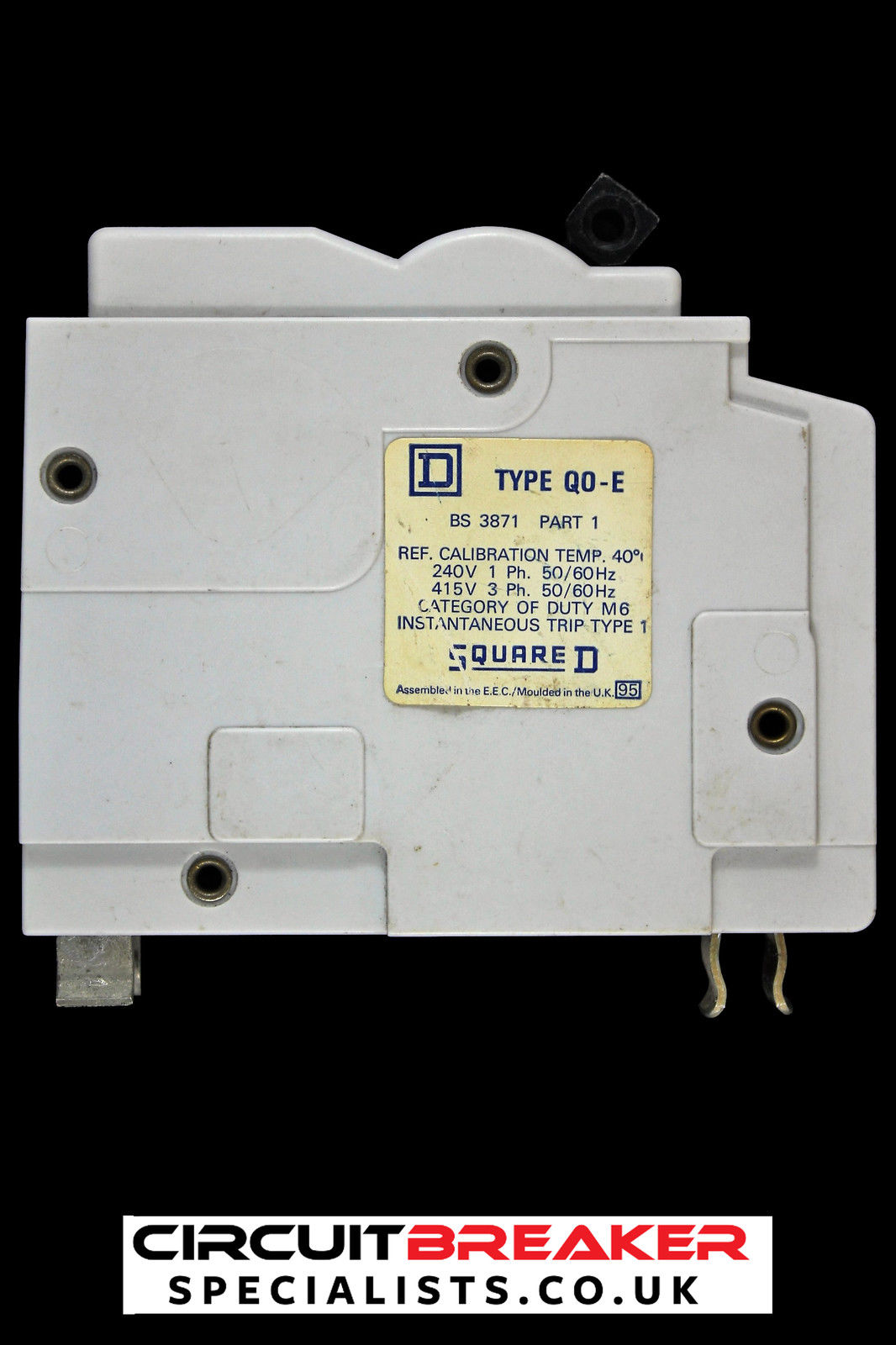 SQUARE D 20 AMP TYPE 1 M6 MCB CIRCUIT BREAKER QOE