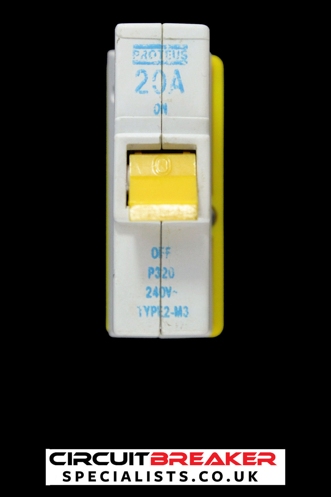 PROTEUS 20 AMP TYPE 2 M3 MCB CIRCUIT BREAKER P320