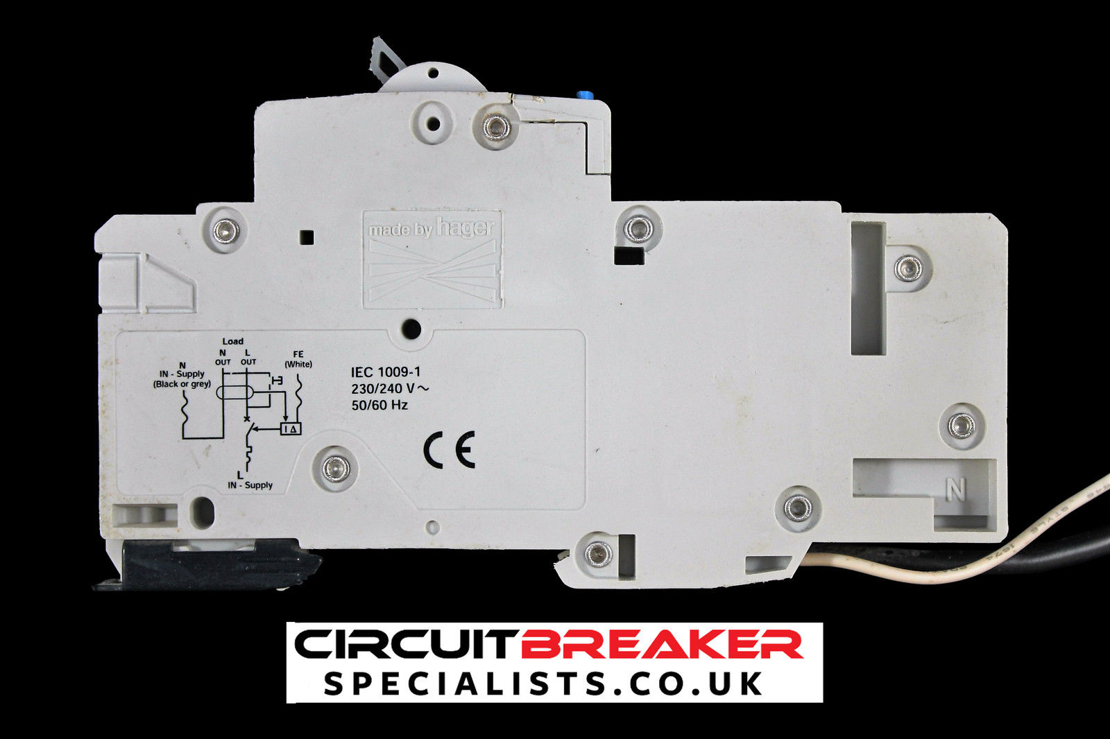 HAGER 16 AMP CURVE C 6kA 30mA RCBO TYPE AC AD122 104281