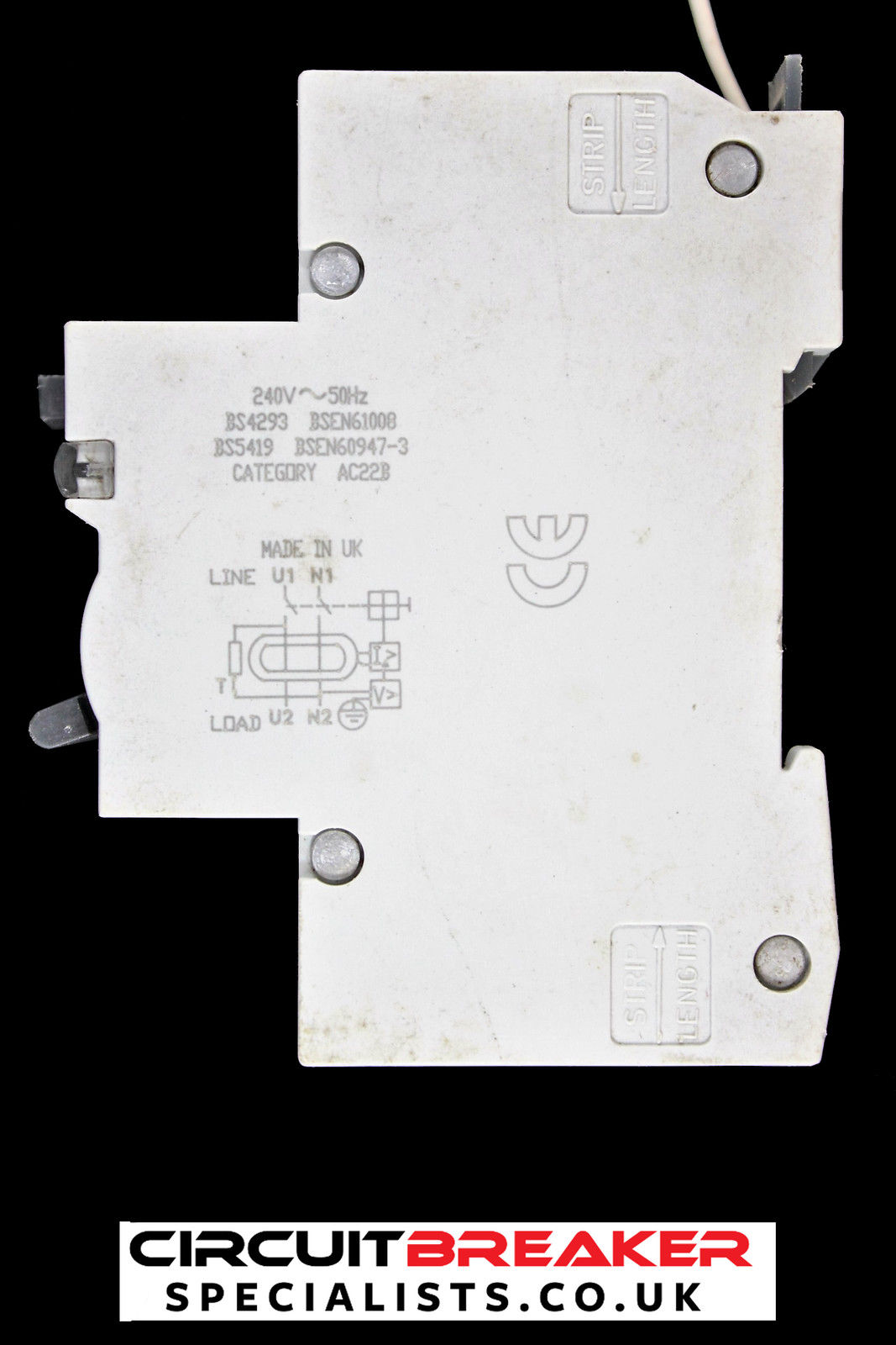 EATON 100 AMP 30mA DOUBLE POLE RCD TYPE A AM100HE