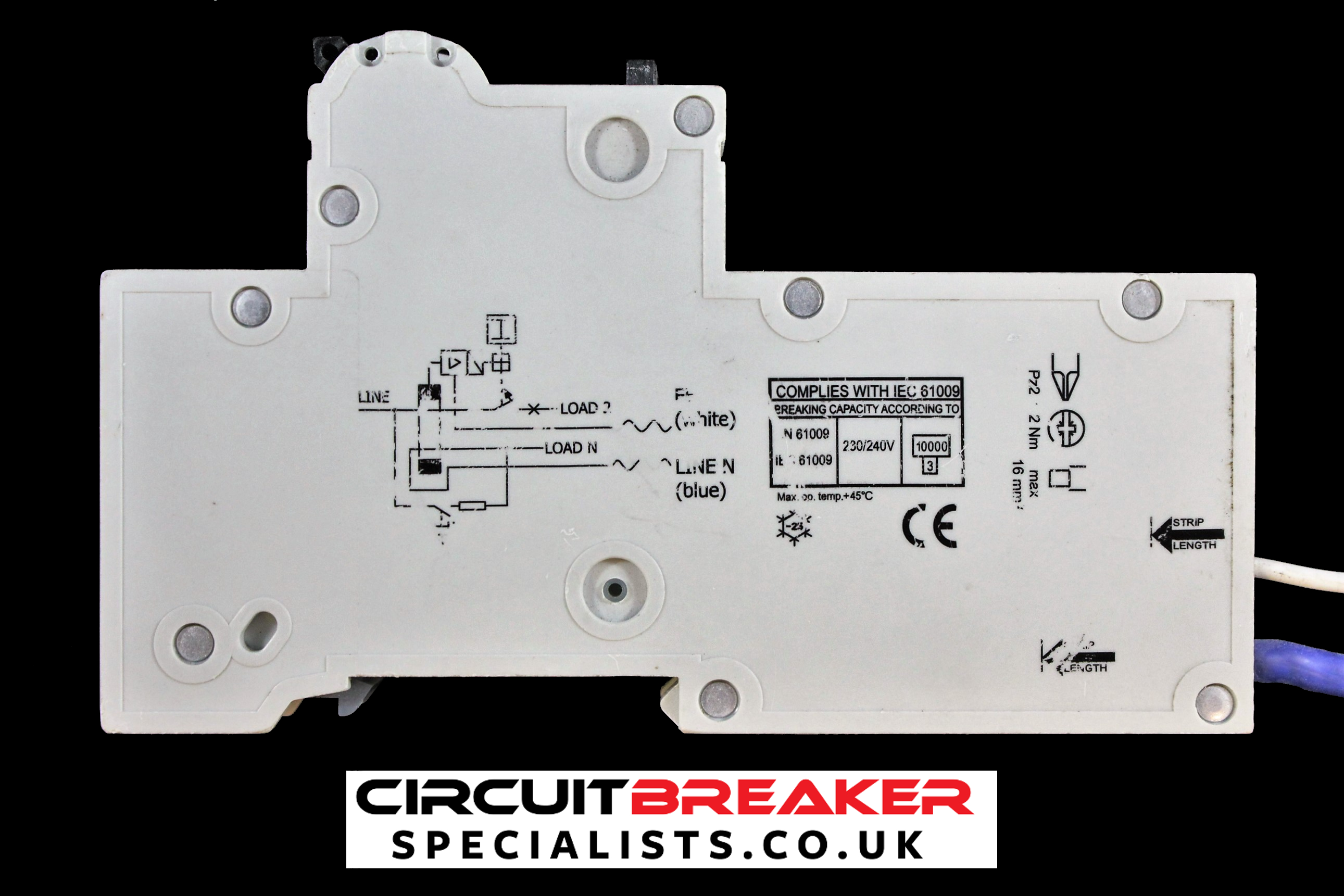 WYLEX 20 AMP CURVE C 10kA 30mA RCBO TYPE A PSBS20/1