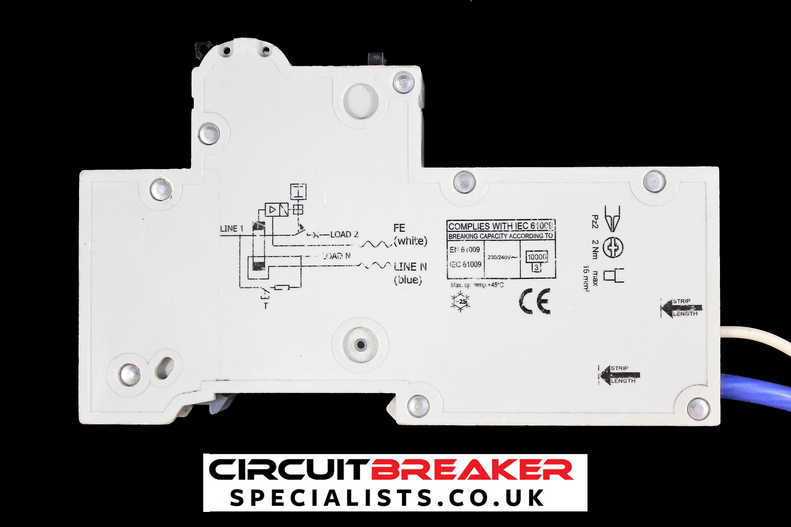 CRABTREE 10 AMP CURVE C 10kA 30mA RCBO TYPE A LOADSTAR 6HSR10/30C