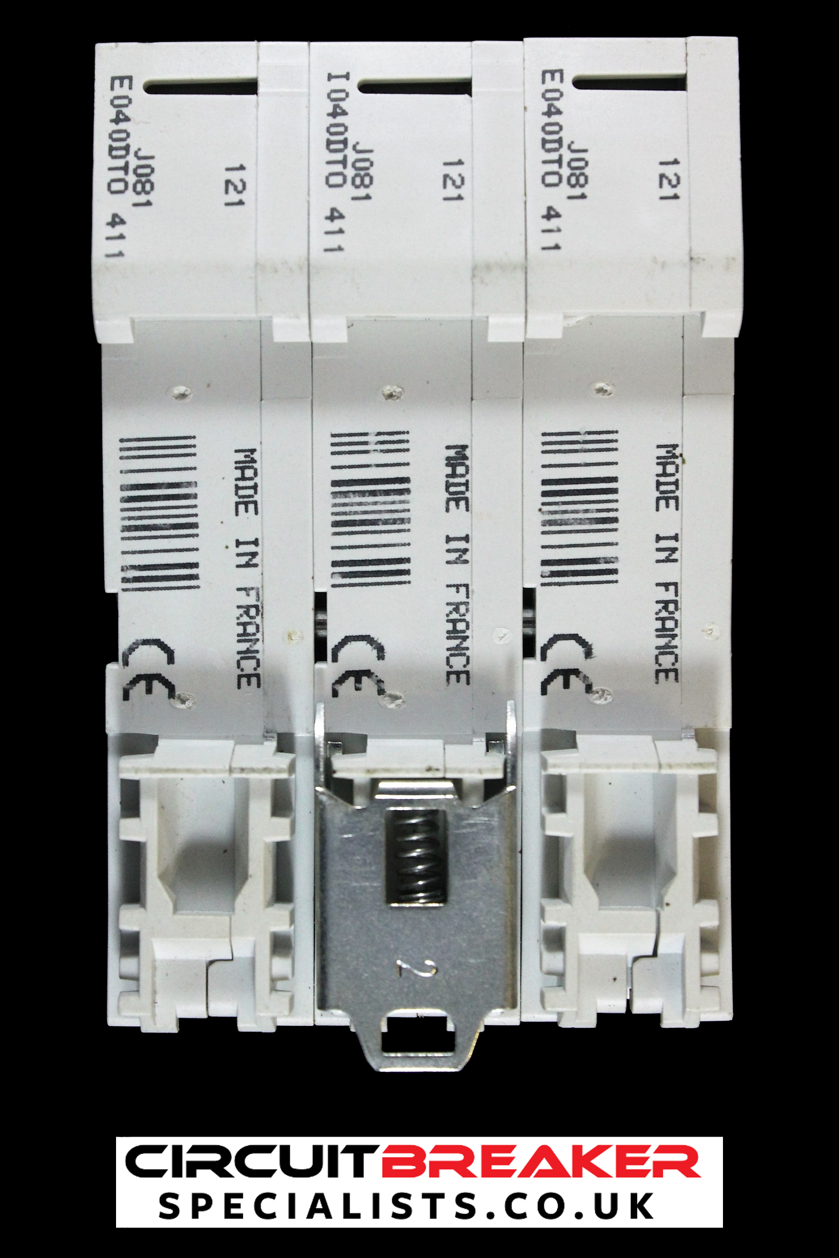 HAGER 40 AMP CURVE D 10kA TRIPLE POLE MCB CIRCUIT BREAKER ND340 464340