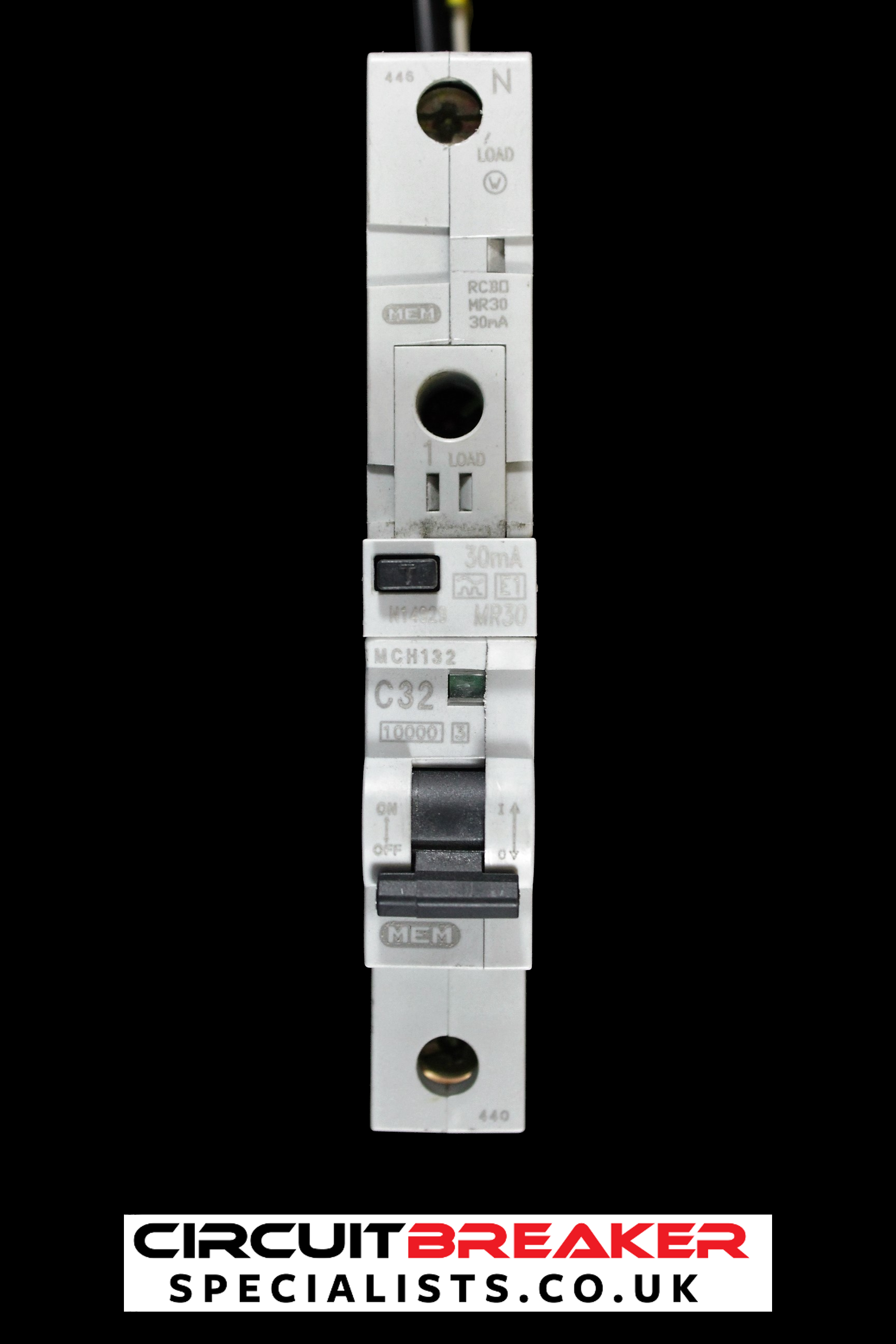 MEM EATON 32 AMP CURVE C 10kA 30mA RCBO TYPE A FIELD FIT POD MEMSHIELD 2 MR30
