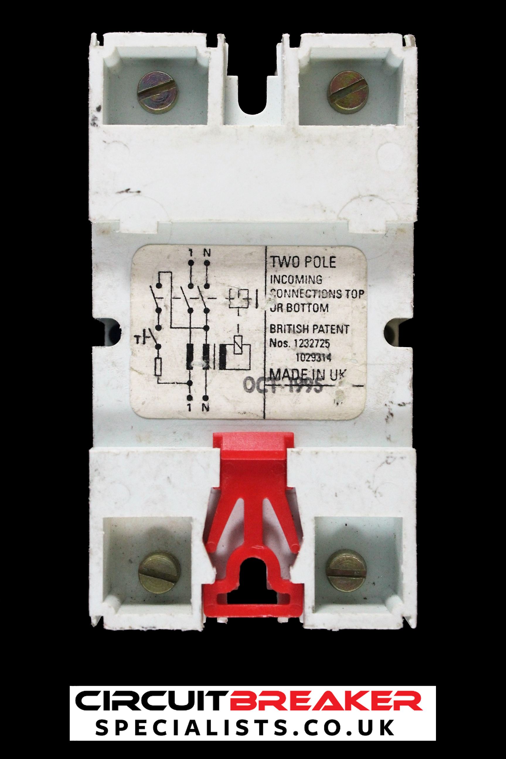 WYLEX 100 AMP 100mA 500mS DOUBLE POLE TIME DELAYED RCCB RCD WSTM100/2