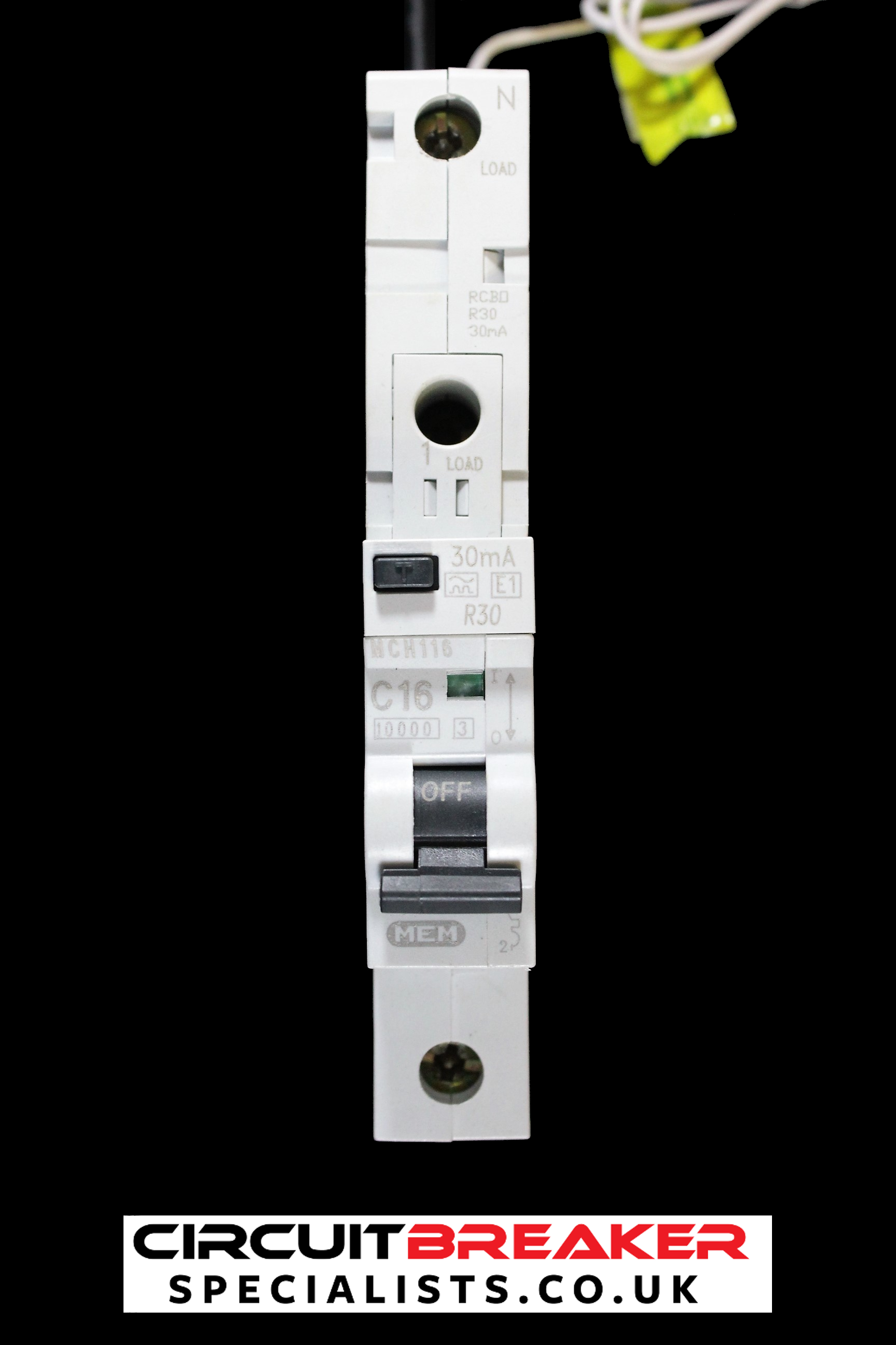MEM EATON 16 AMP CURVE C 10kA 30mA RCBO TYPE A  POD MEMSHIELD 2 R30
