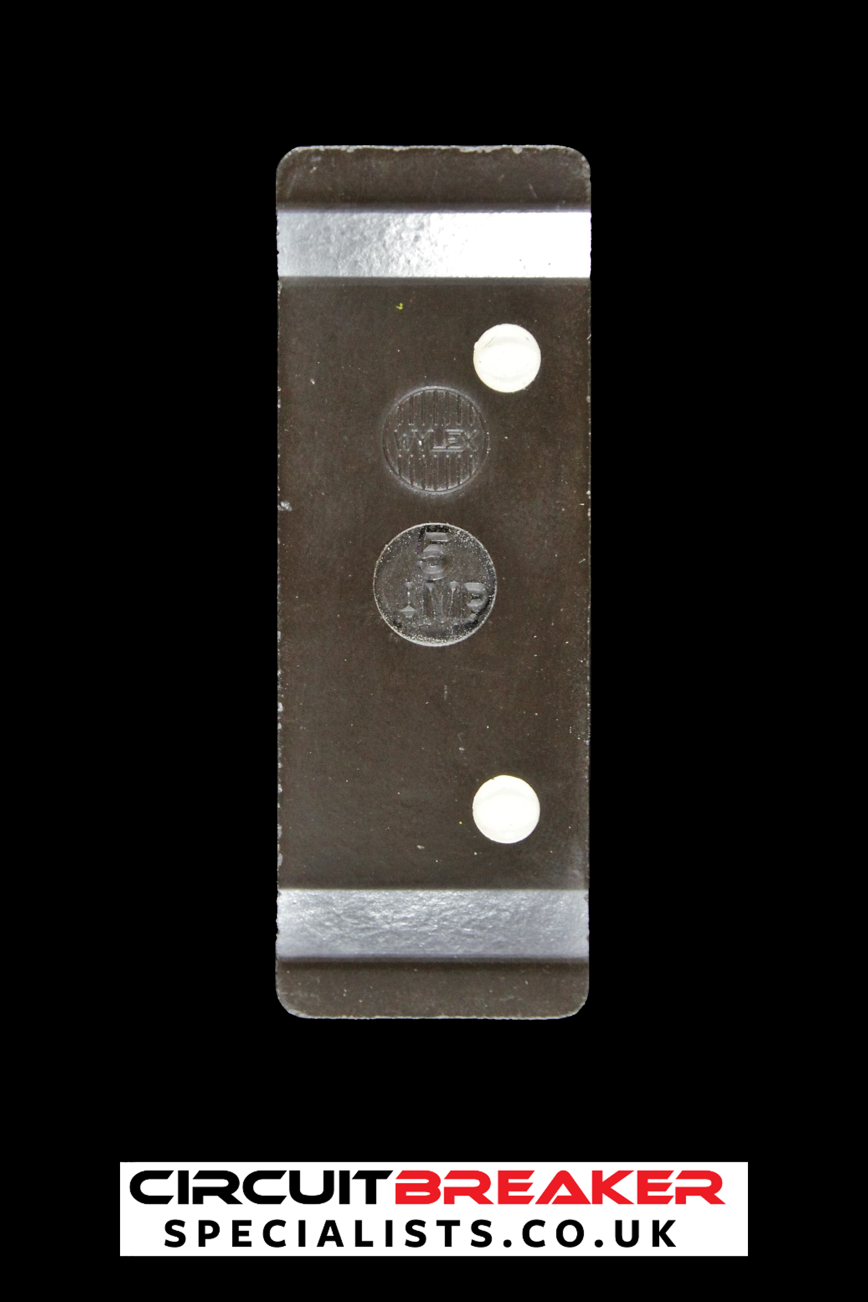 WYLEX REWIREABLE PUSH PLUG IN FUSE WIRE CARRIER R5 5 AMP WHITE