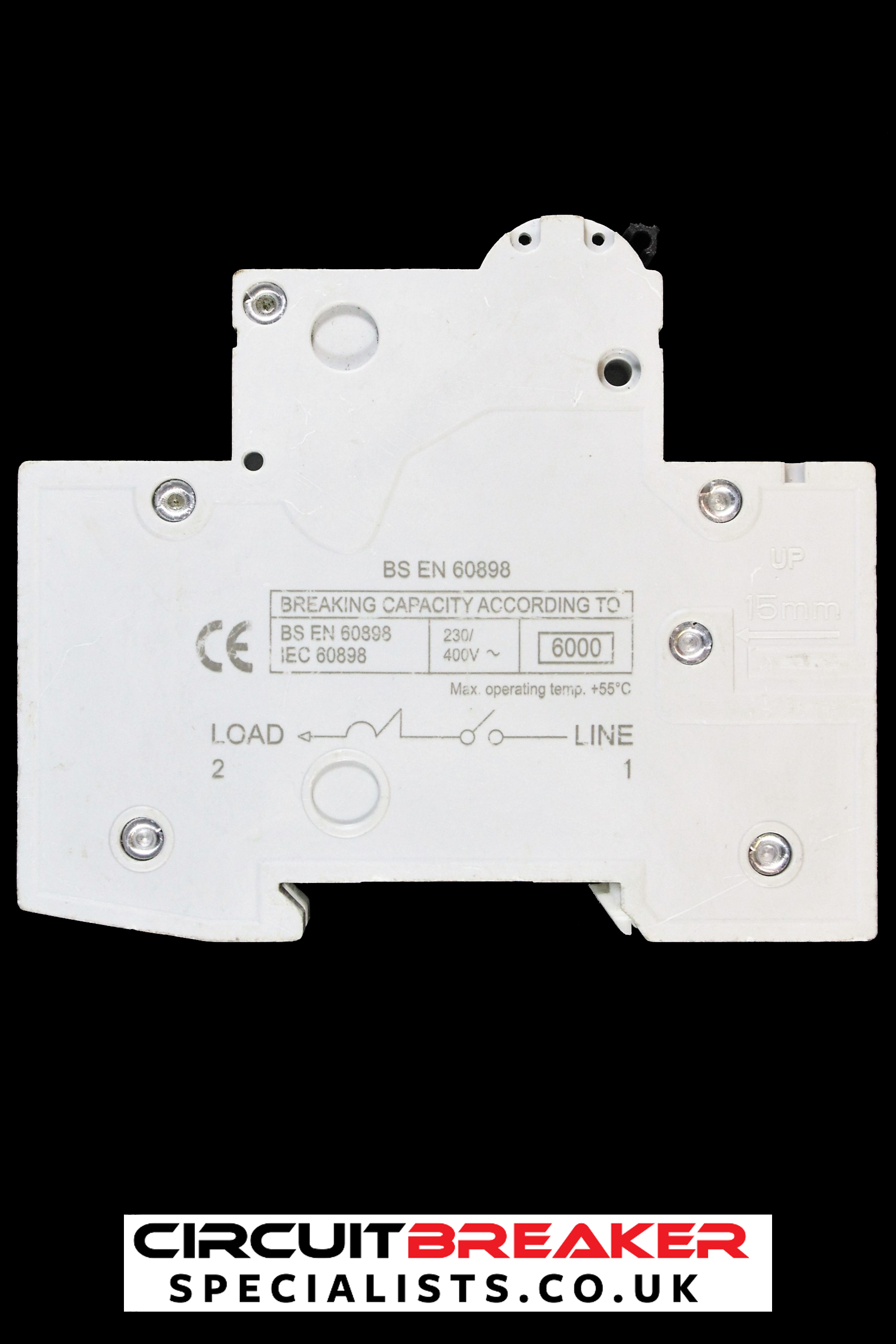 STEEPLE 32 AMP CURVE B 6kA MCB CIRCUIT BREAKER D2SB32B