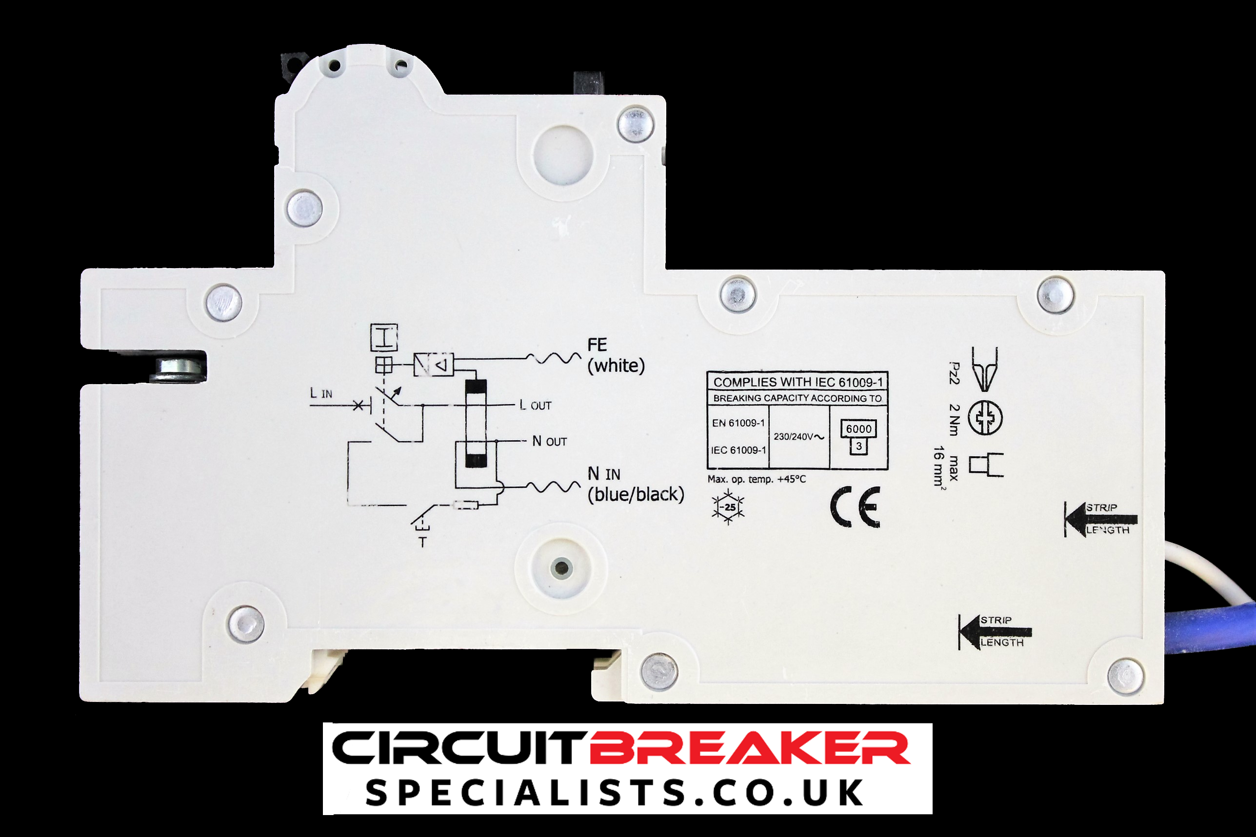 WYLEX B 20 RCBO 6kA 30mA TYPE A NHXSBS1B20 NB