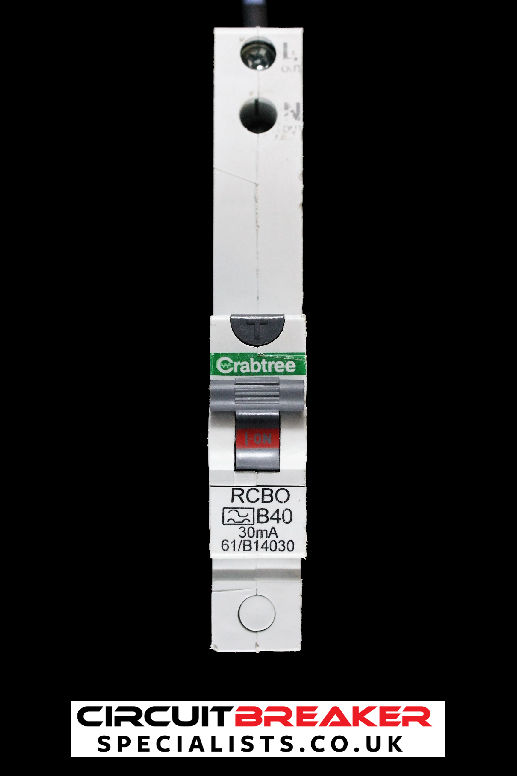 CRABTREE 40 AMP CURVE B 10kA 30mA RCBO TYPE A STARBREAKER 61/B14030 BC