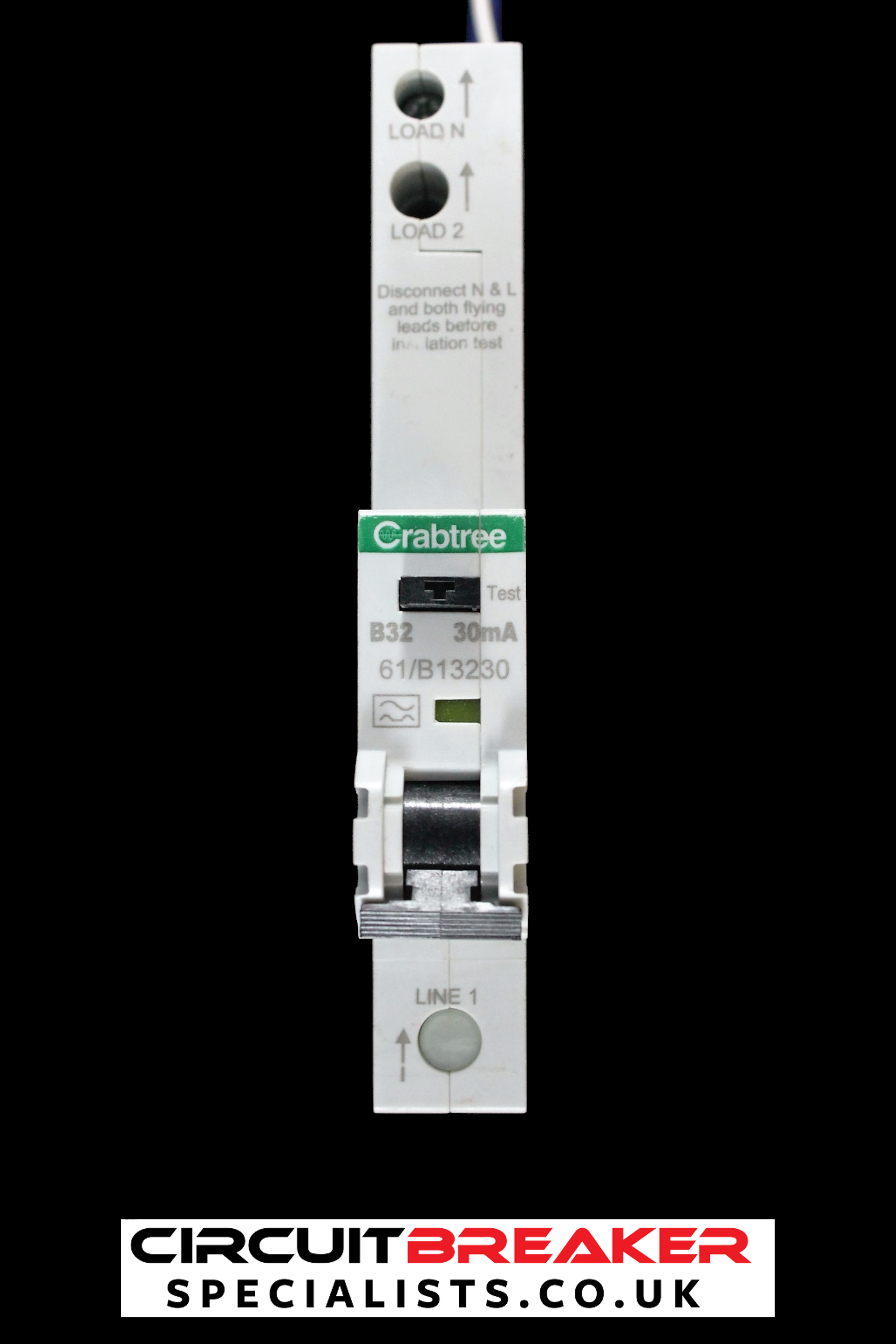 CRABTREE 32 AMP CURVE B 6kA 30mA RCBO TYPE A 61/B13230 STARBREAKER