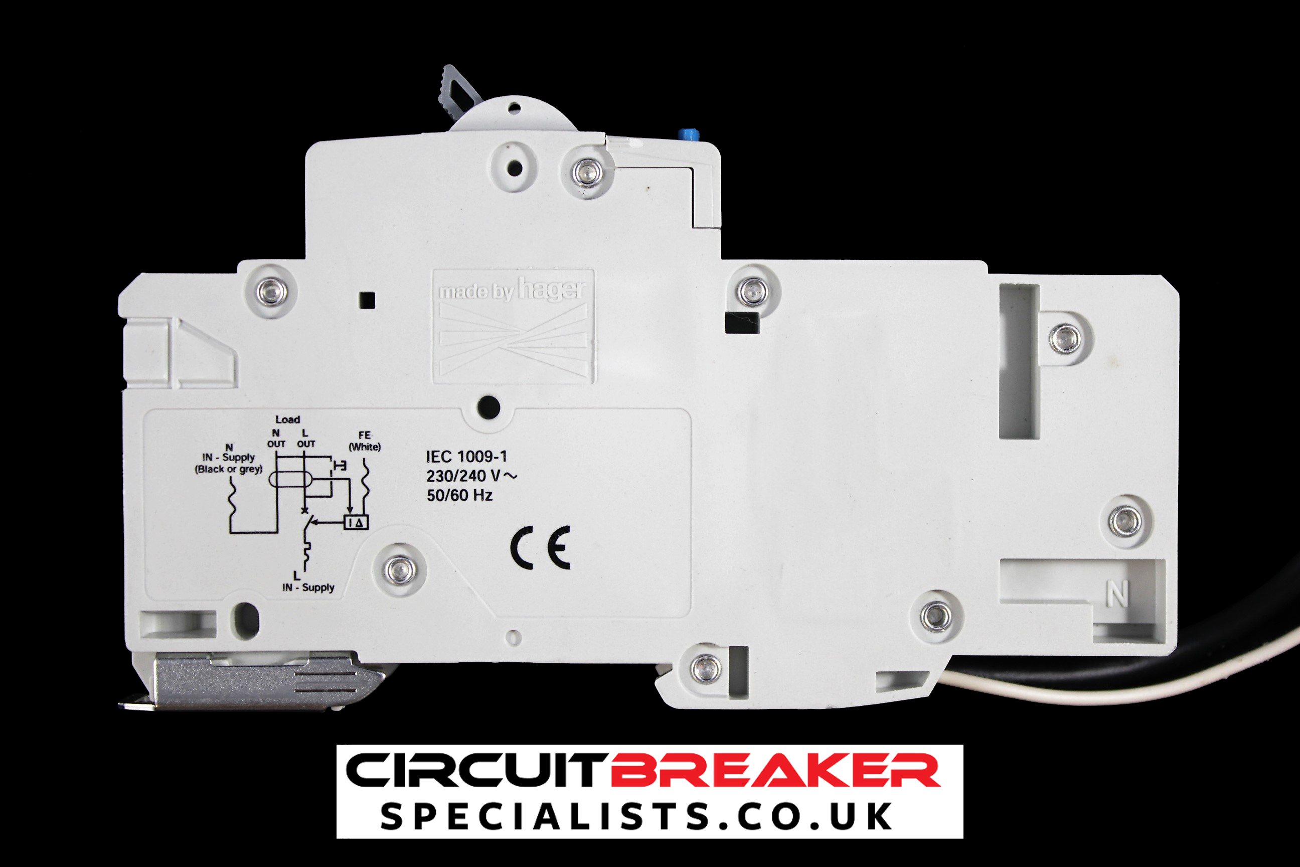 HAGER 16 AMP CURVE B 6kA 30mA RCBO RCD MCB TYPE AC 106362 ADN116