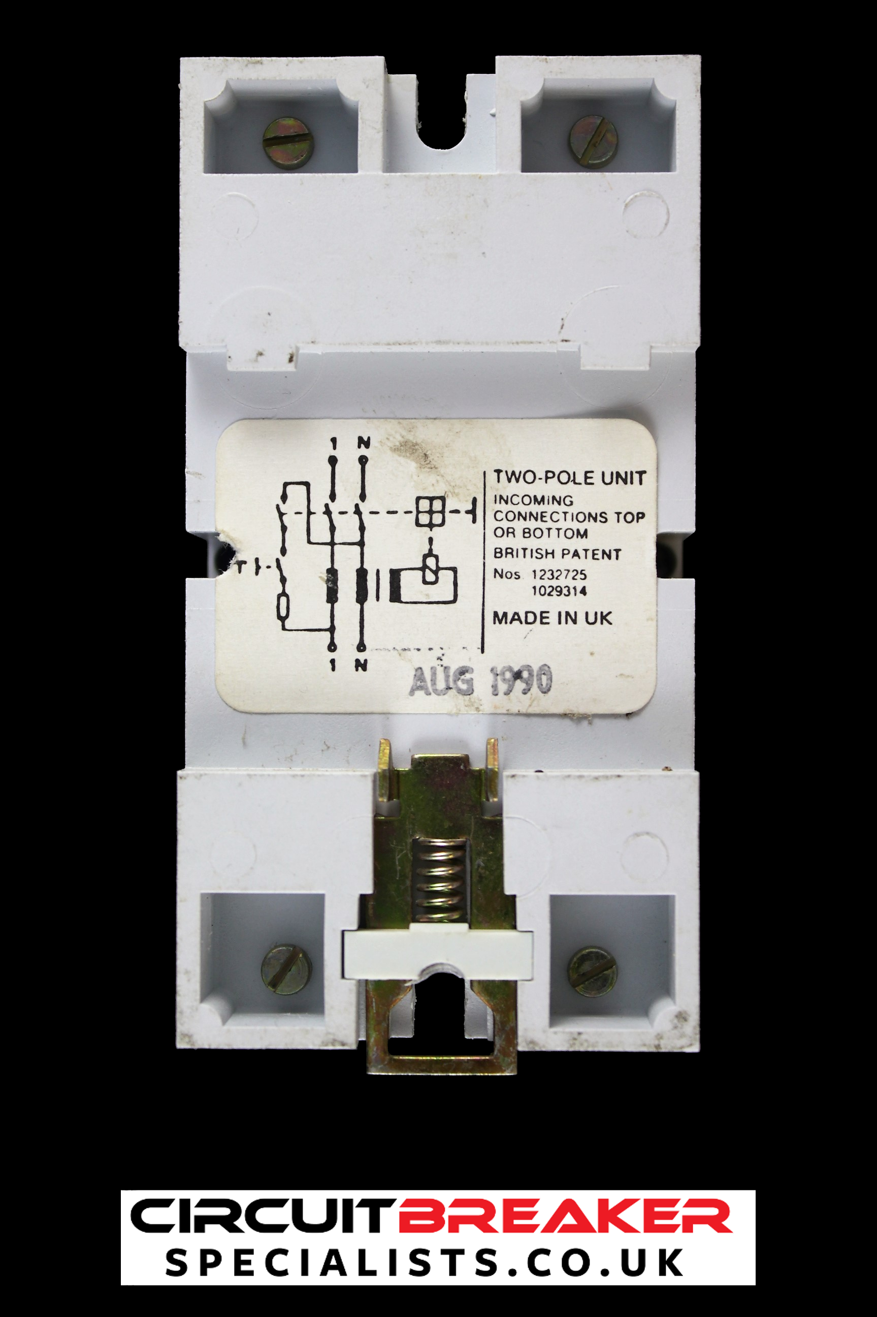 WYLEX 40 AMP 30mA DOUBLE POLE RCD WSES 40/2 NARROW
