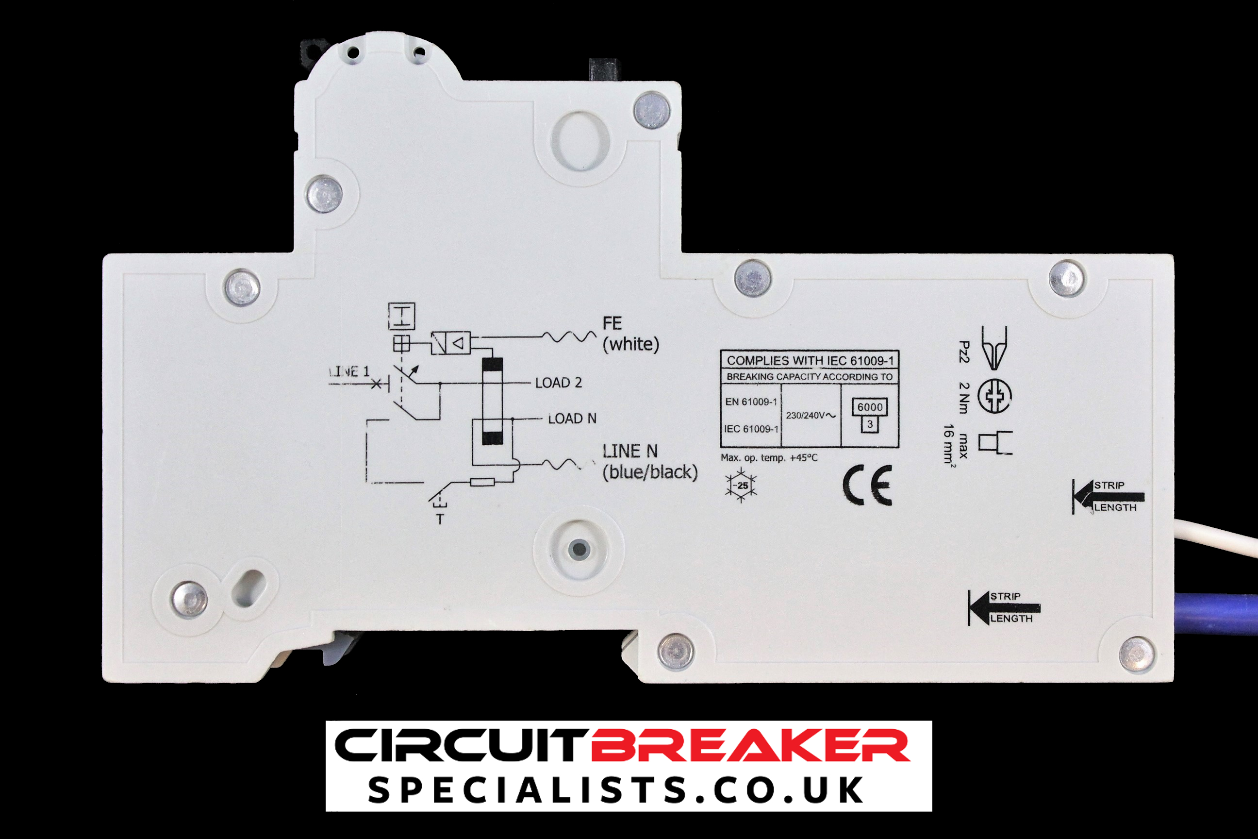 CRABTREE 32 AMP CURVE B 6kA 30mA RCBO TYPE A 6FSR32/30B LOADSTAR