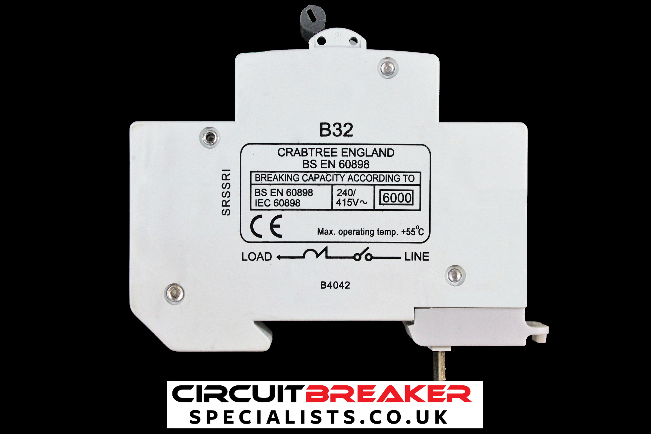 CRABTREE 32 AMP CURVE B 6kA MCB CIRCUIT BREAKER STARBREAKER 61/B32