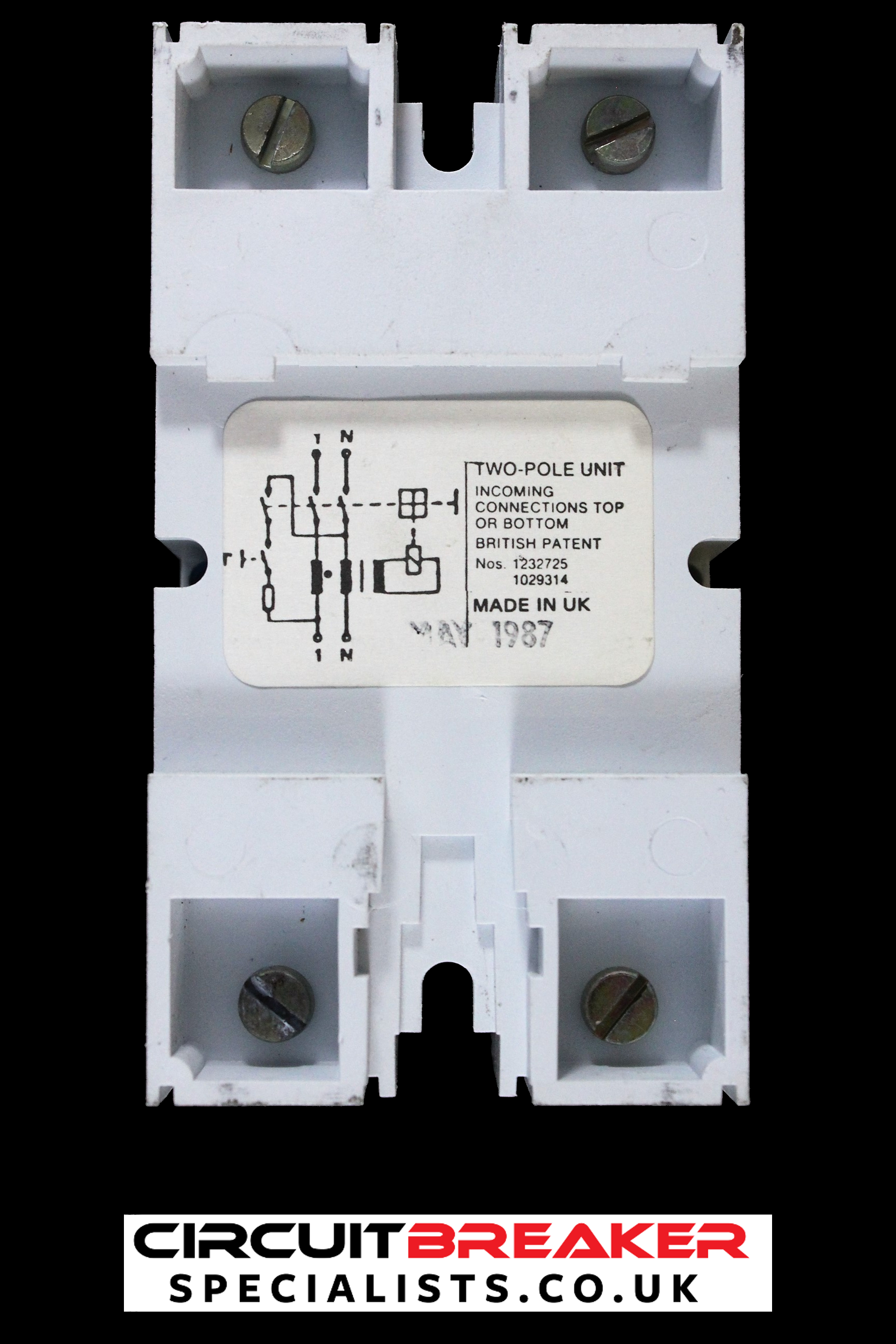 WYLEX 80 AMP 30mA DOUBLE POLE RCCB RCD WSES 80/2