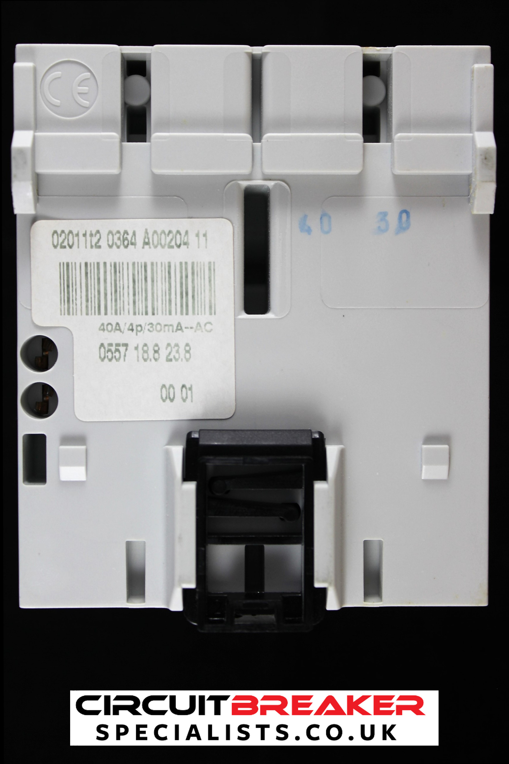 GENERAL ELECTRIC 40 AMP 30mA FOUR POLE RCCB RCD SERIES E V304-044031 660453