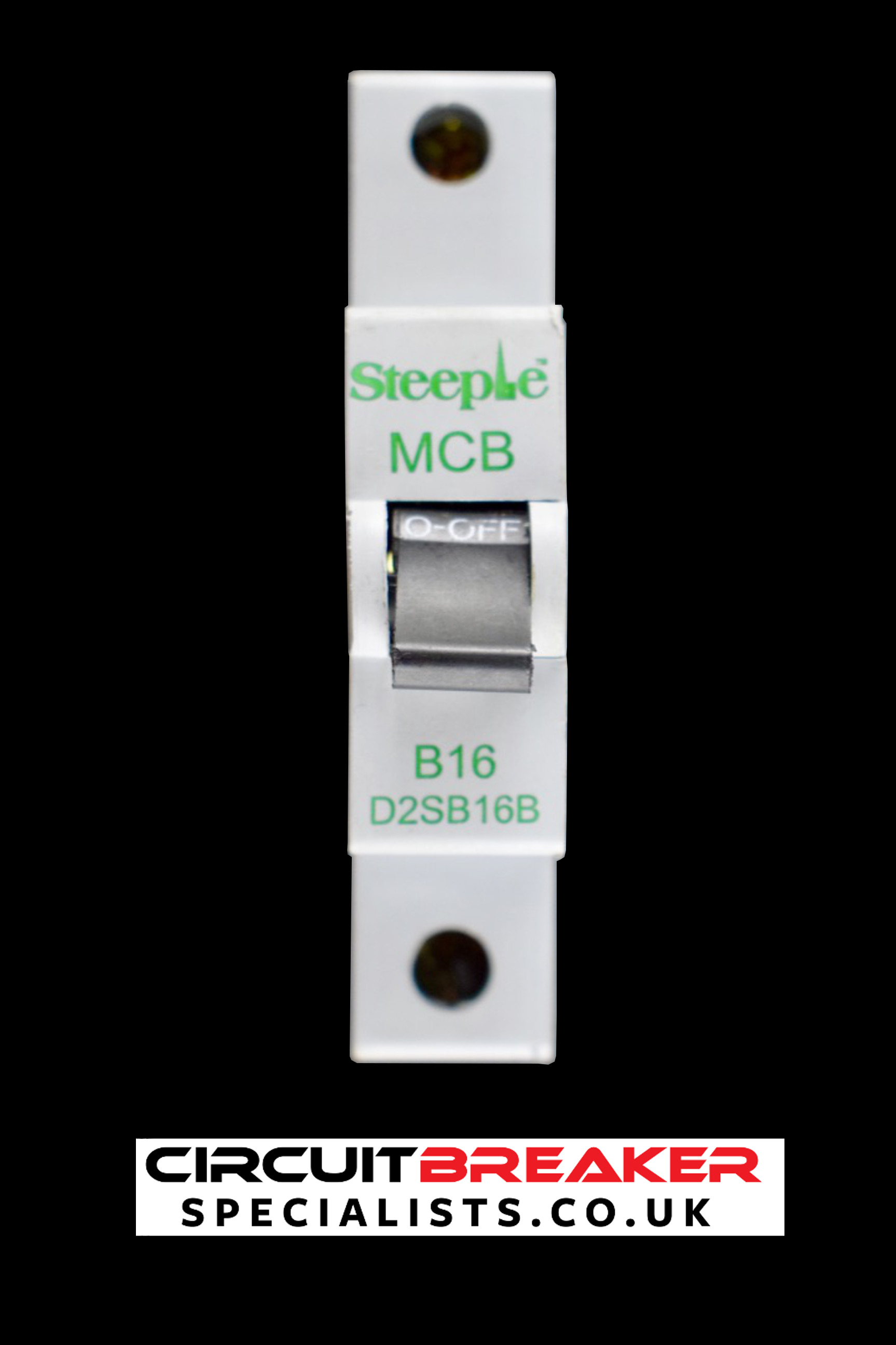 STEEPLE 16 AMP CURVE B 6kA MCB CIRCUIT BREAKER D2SB16B