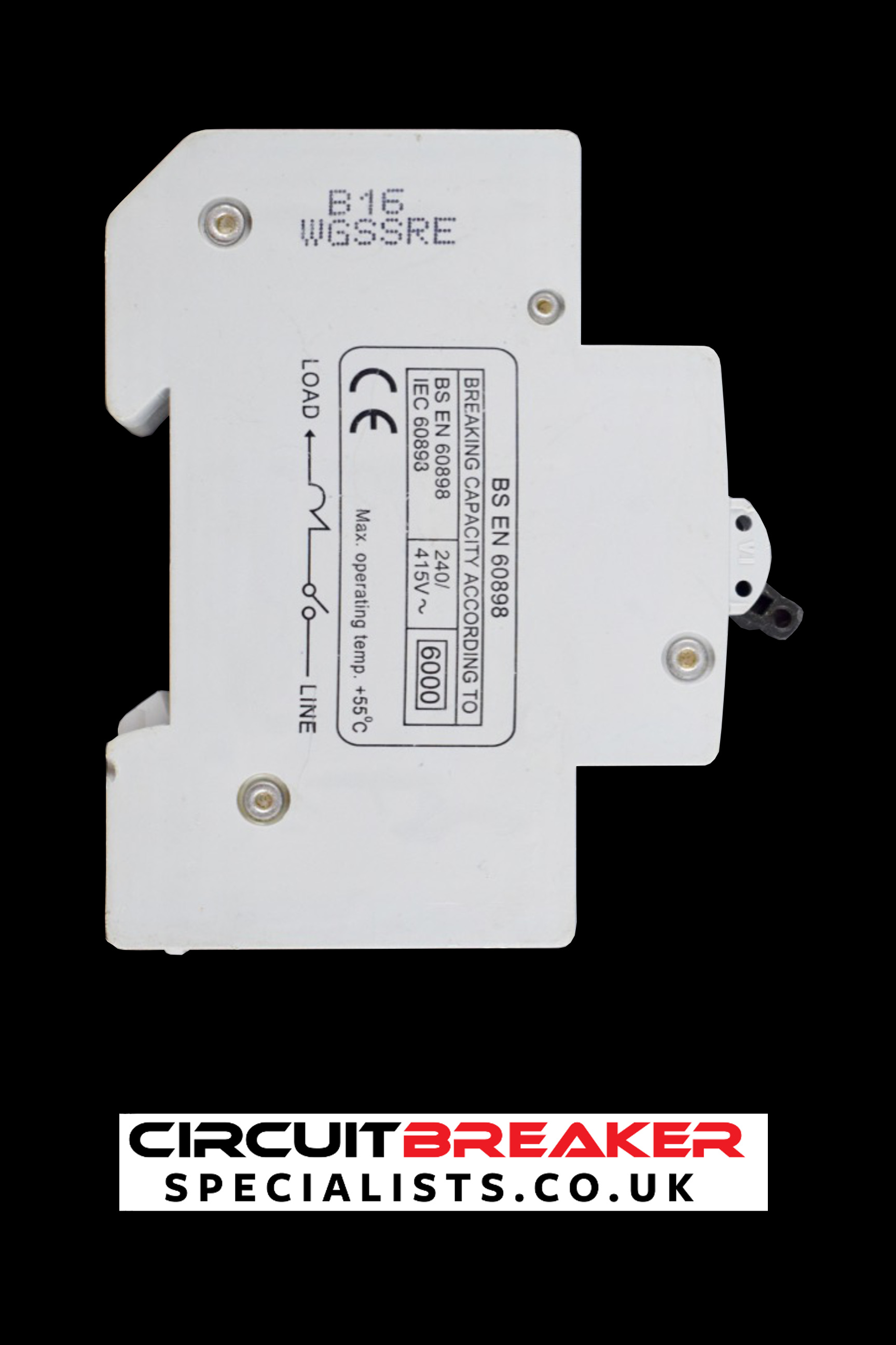 STEEPLE 16 AMP CURVE B 6kA MCB CIRCUIT BREAKER D2SB16B