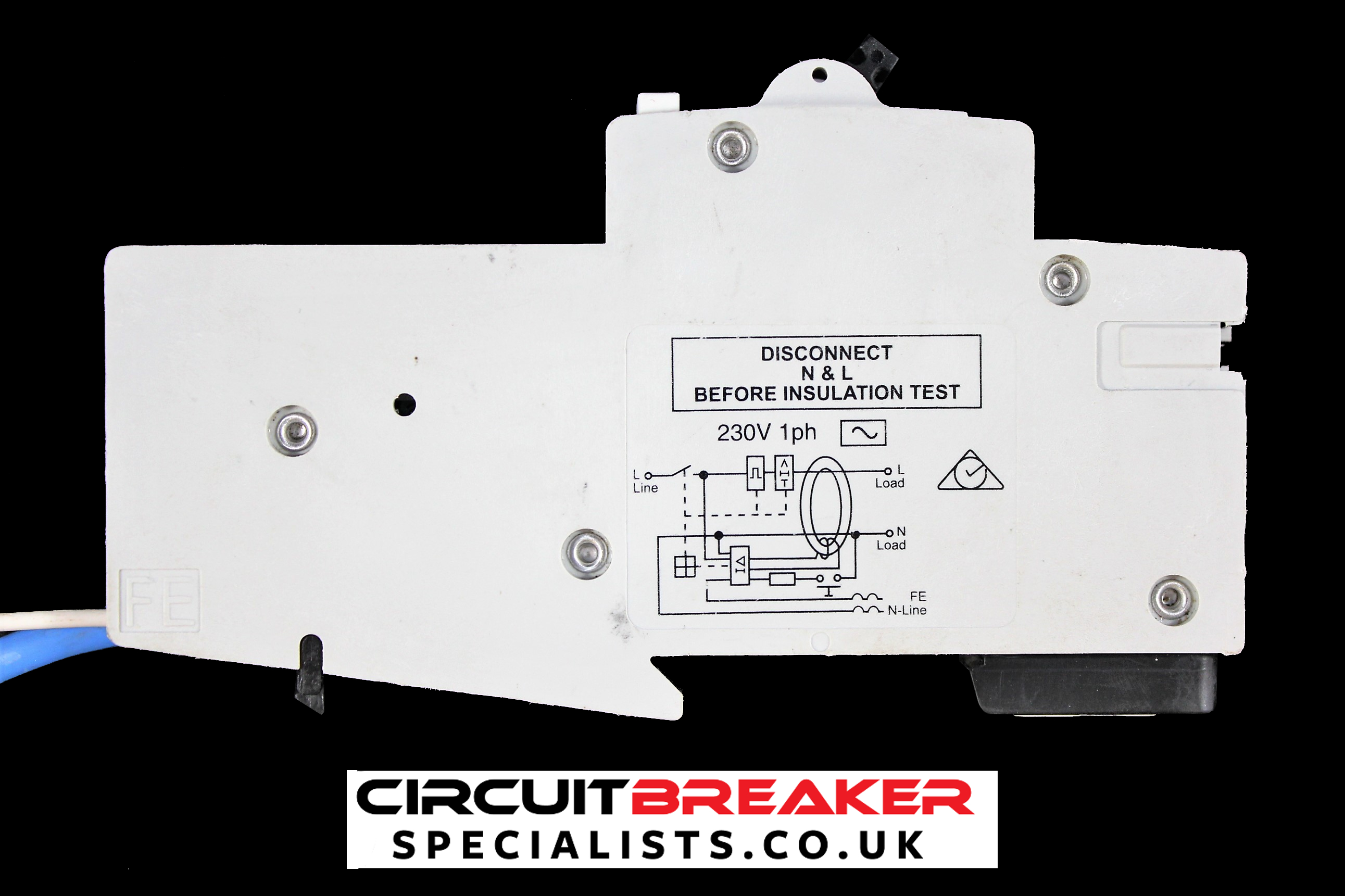 ABB 20 AMP CURVE B 10kA 30mA RCBO TYPE AC DS271 AC-B20/0.03