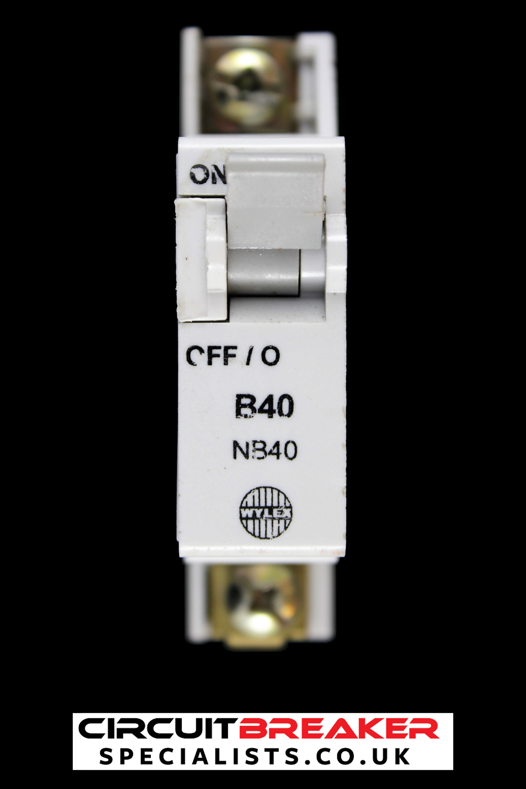 WYLEX 40 AMP CURVE B 3kA MCB CIRCUIT BREAKER NB40