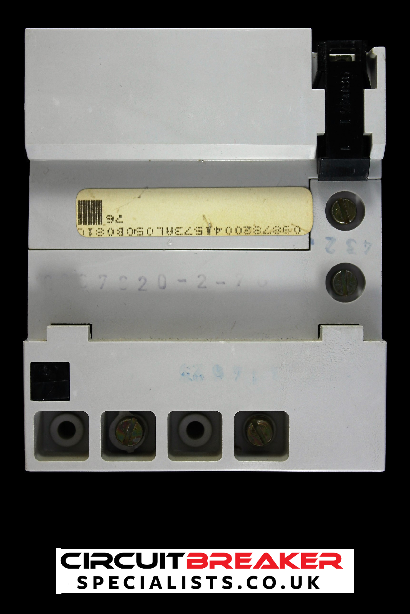 VYNCKIER 80 AMP 30mA DOUBLE POLE RCD TYPE AC RA80/2 DOJ 097/148082.030