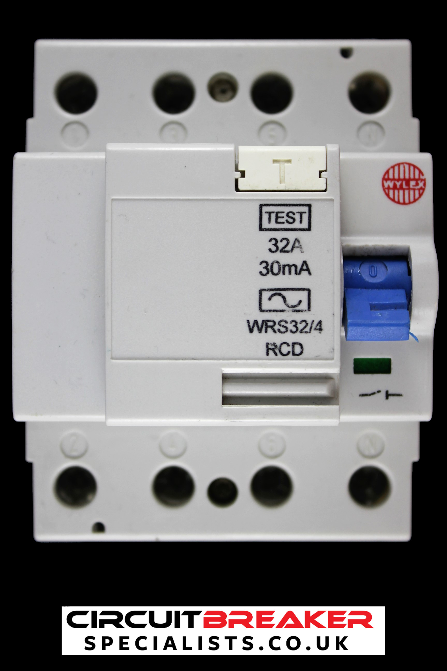 WYLEX 32 RCD FOUR POLE 30mA TYPE AC WRS32/4 STOTZ
