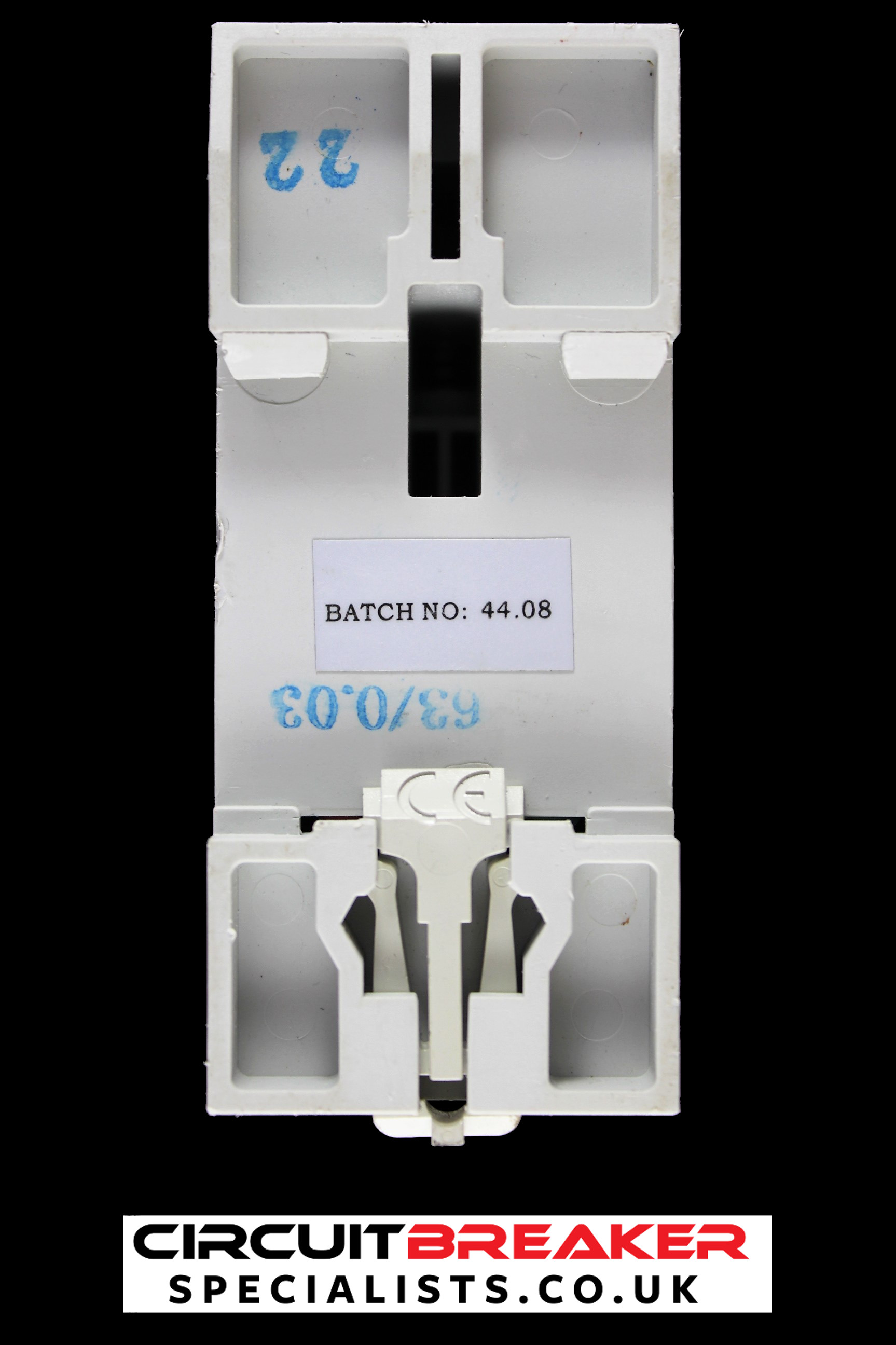CED 63 AMP 6kA 30mA DOUBLE POLE RCCB RCD TYPE AC RCD63BR