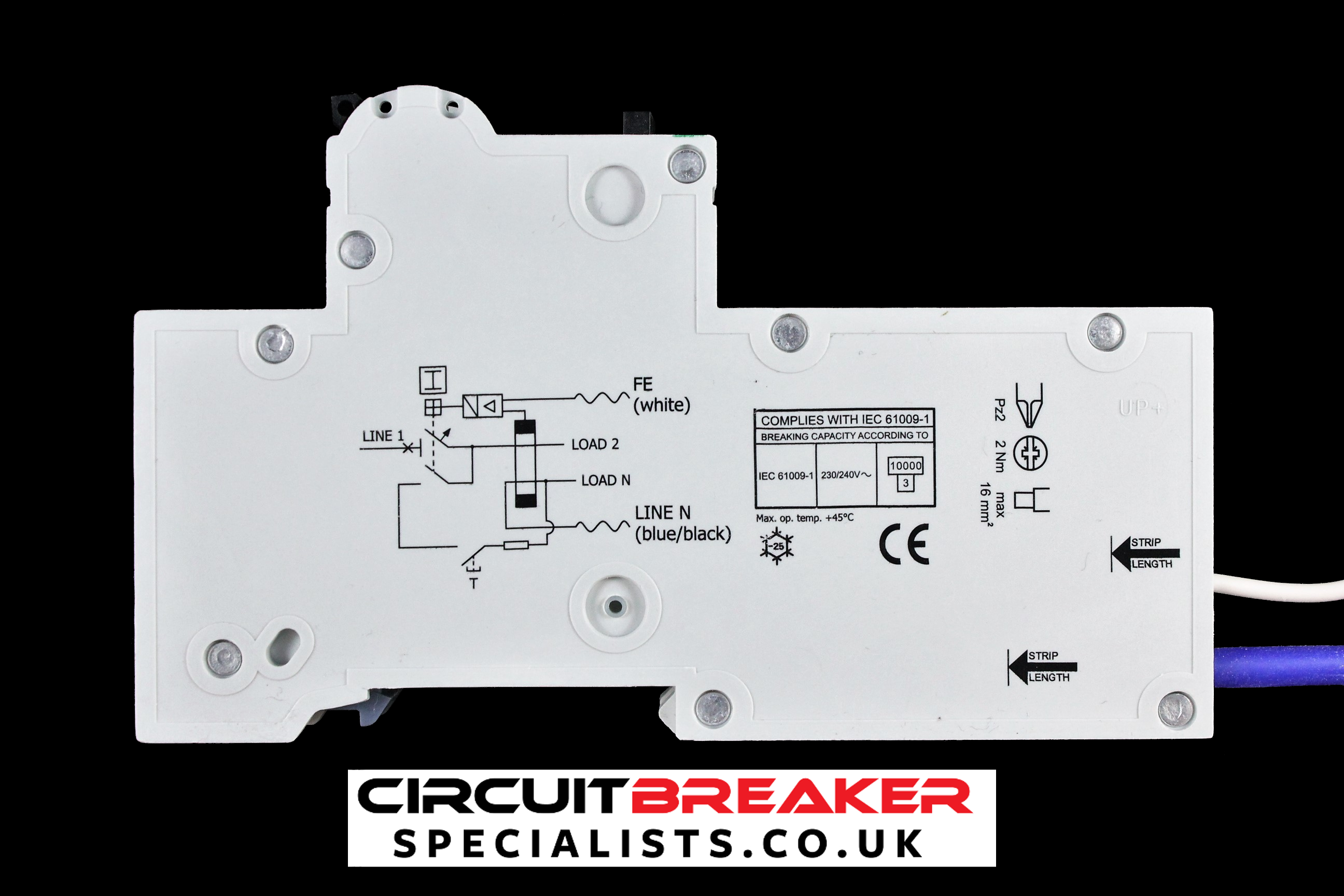 CRABTREE 6 AMP CURVE C 10kA 30mA RCBO TYPE A 6HSR06/30C LOADSTAR