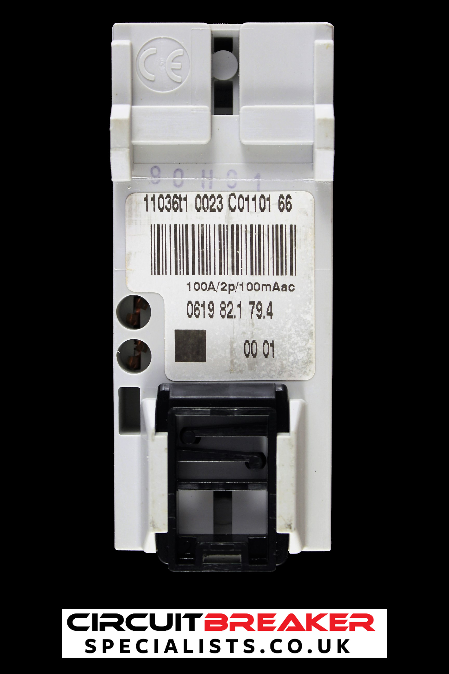 GENERAL ELECTRIC 100 AMP 100mA DOUBLE POLE RCD TYPE AC V/304-029101 660493