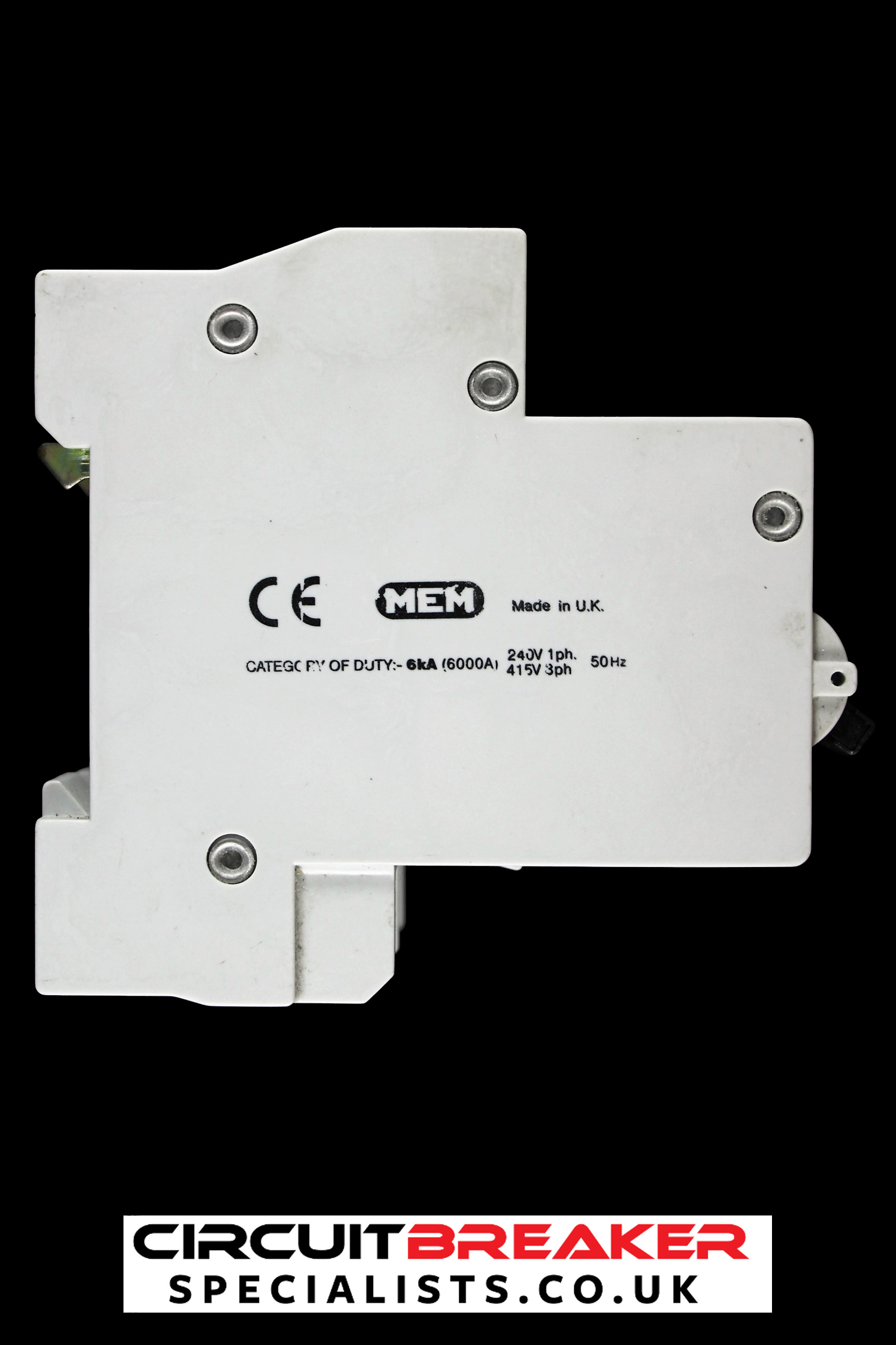 MEM 63 AMP CURVE C 6kA TRIPLE POLE MCB CIRCUIT BREAKER 633MC