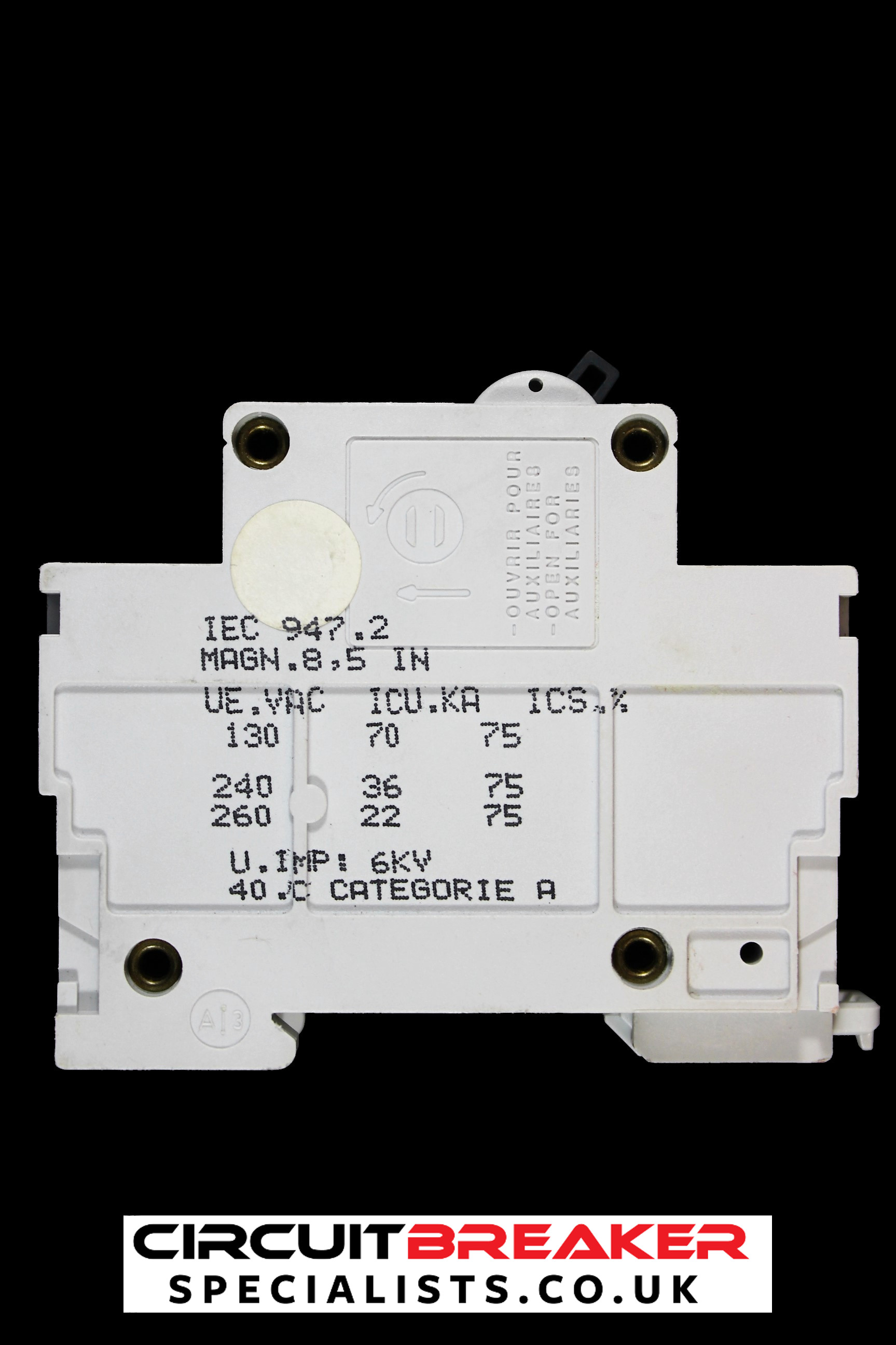 MERLIN GERIN 63 AMP CURVE C 36kA MCB CIRCUIT BREAKER NC100LS 27384