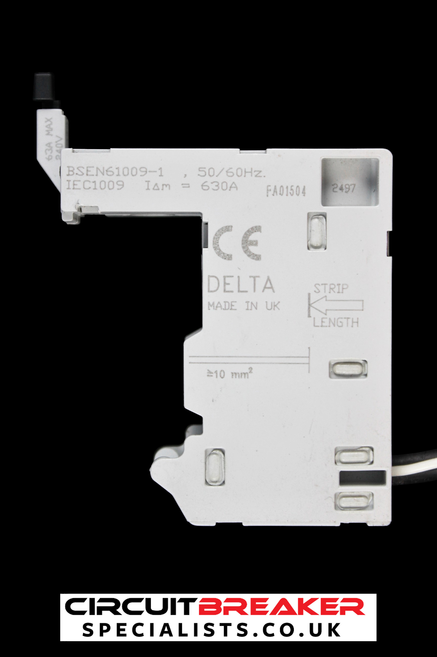 BILL TS100 FIELD FIT MEMSHIELD 2 RCD RCBO POD 100 MA 63 AMP MAX
