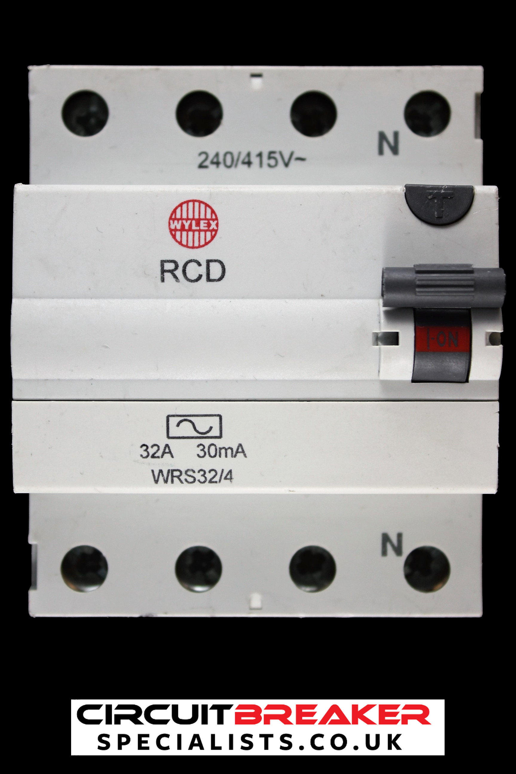 WYLEX 32 RCD FOUR POLE 30mA TYPE AC WRS32/4 BC