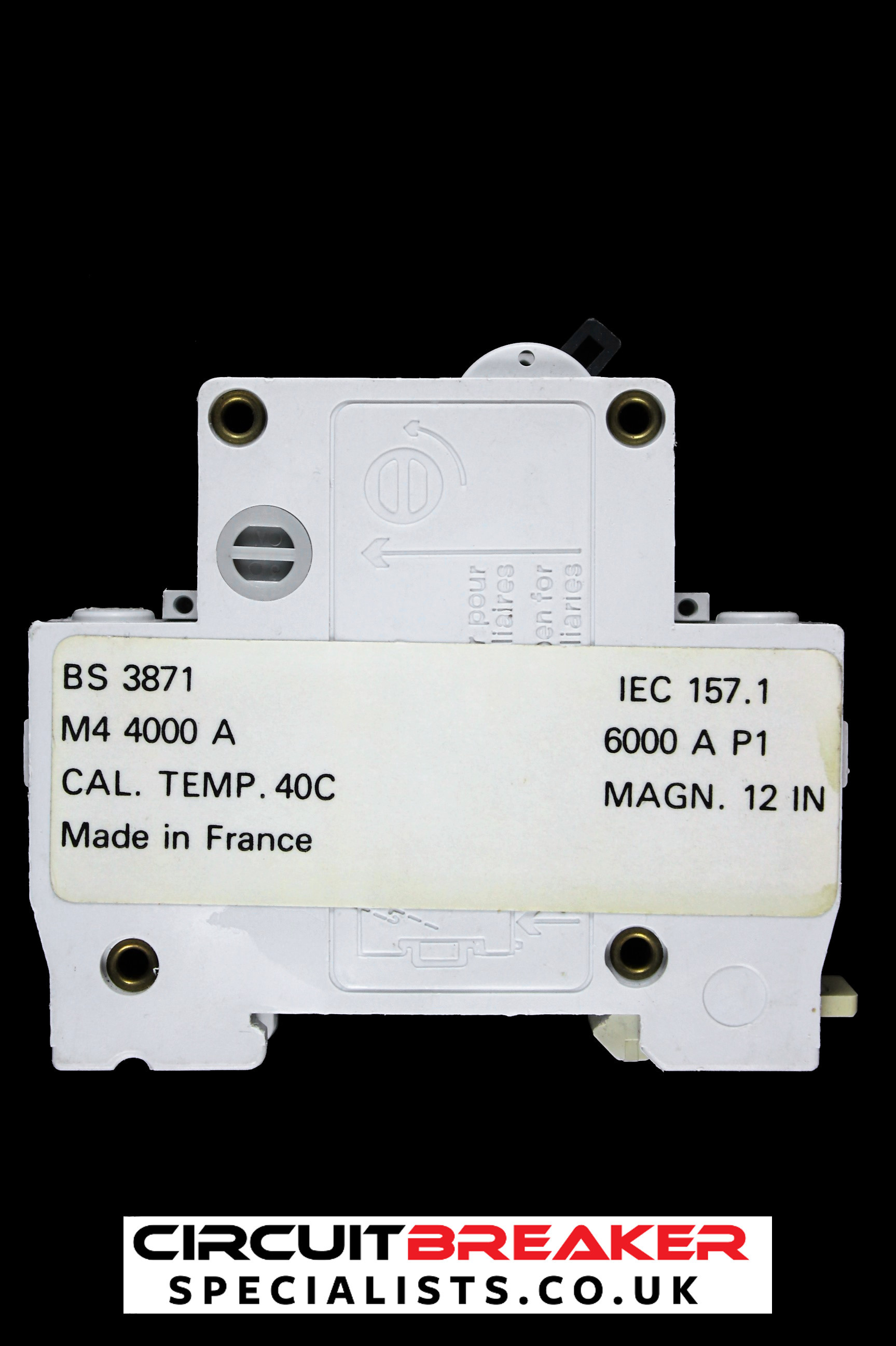 MERLIN GERIN 20 AMP TYPE 4 M4 MCB CIRCUIT BREAKER 12006 C45AD
