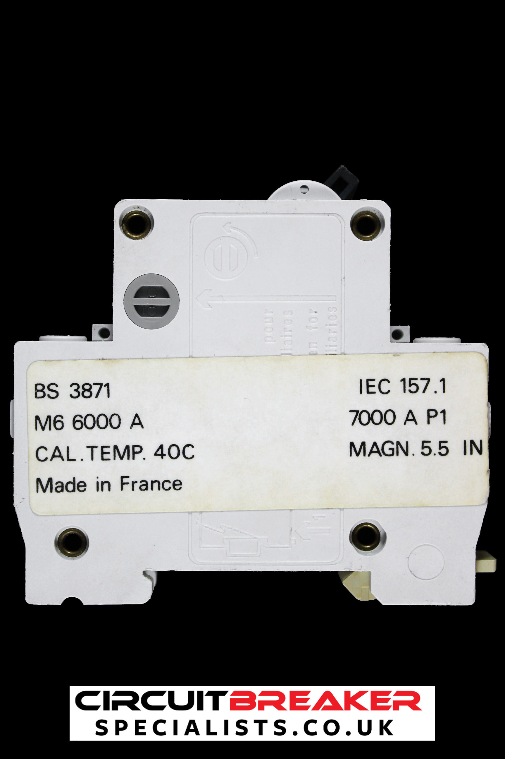 MERLIN GERIN 25 AMP TYPE 2 M6 MCB CIRCUIT BREAKER 21327 C45N