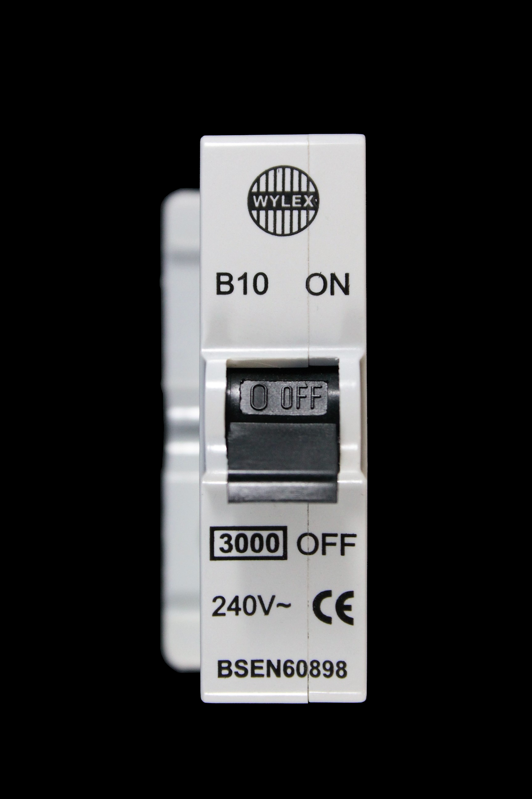 WYLEX 10 AMP CURVE B 3kA MCB CIRCUIT BREAKER PUSH PLUG ABB