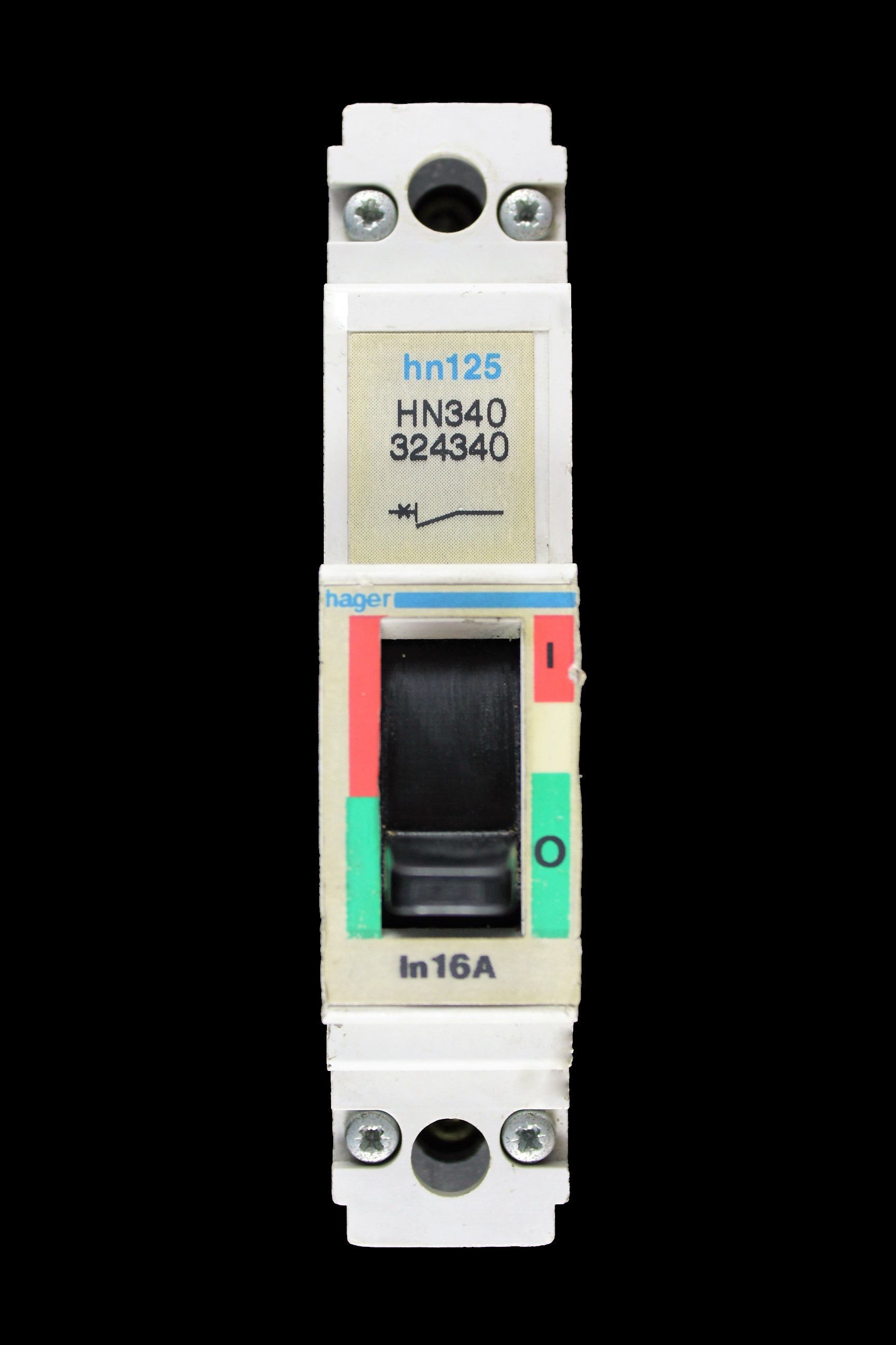 HAGER 16 MCCB 16kA HN340 324340 HN125