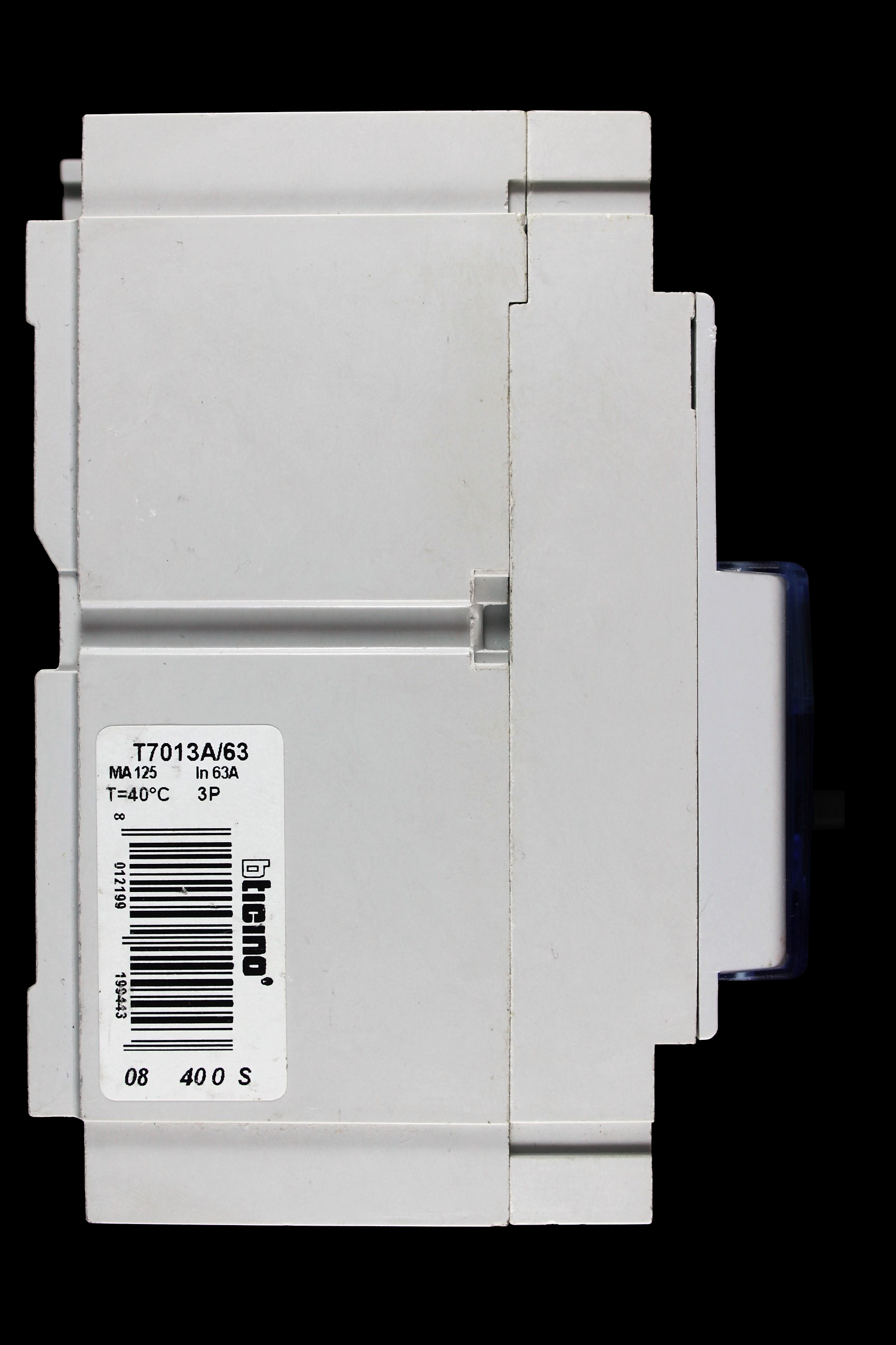 BTICINO 63 AMP 16kA TRIPLE POLE MCCB T7013A/63 MA125 MEGATIKER