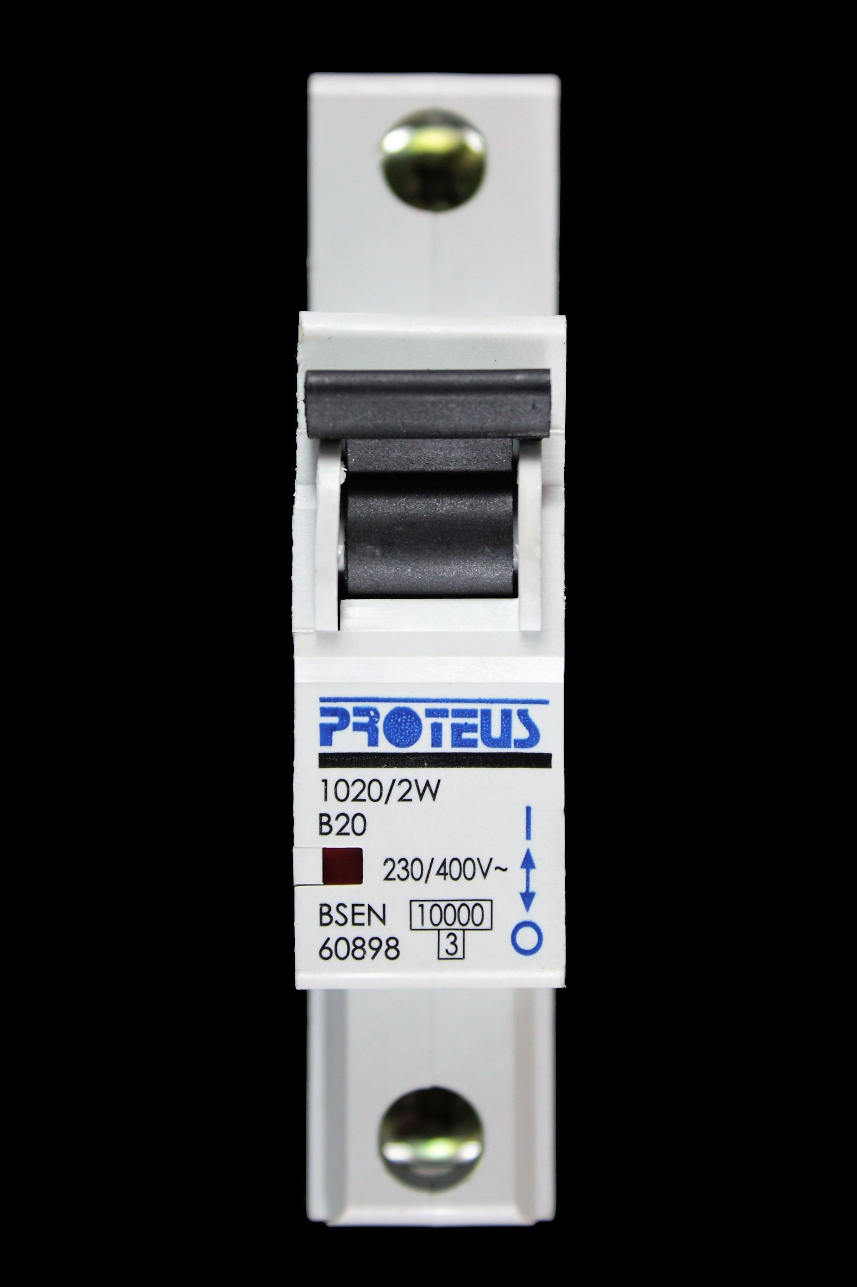 PROTEUS 20 AMP CURVE B 10kA MCB CIRCUIT BREAKER 1020/2W