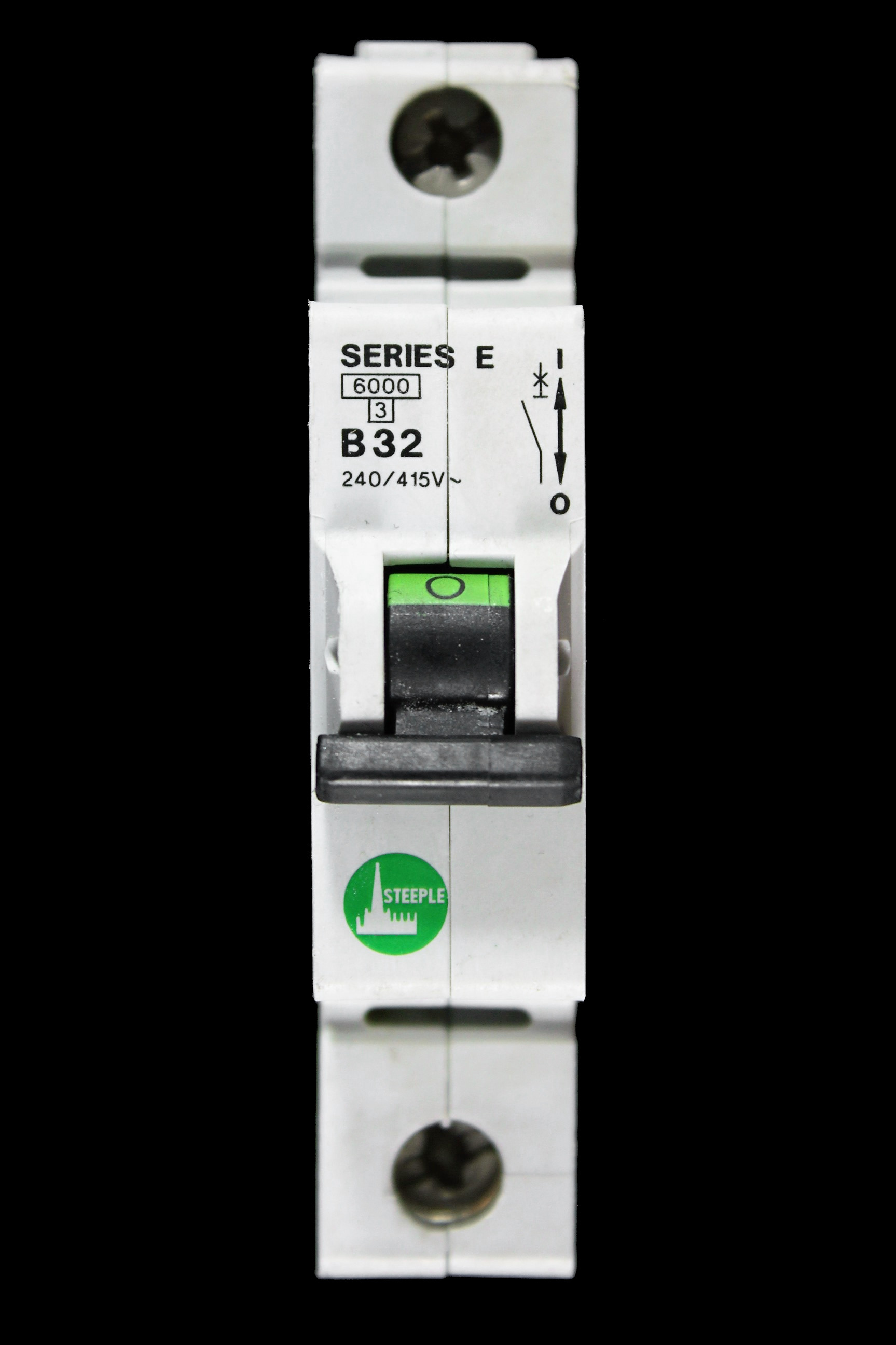 STEEPLE 32 AMP CURVE B 6kA MCB CIRCUIT BREAKER SERIES E 14132