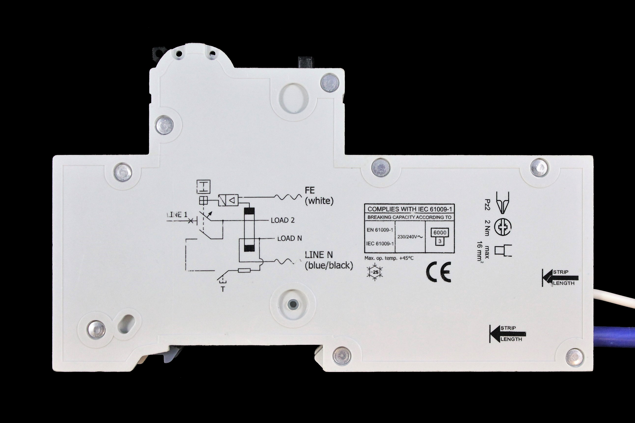 CRABTREE 20 AMP CURVE B 6kA 30mA RCBO TYPE A 6FSR20/30B LOADSTAR